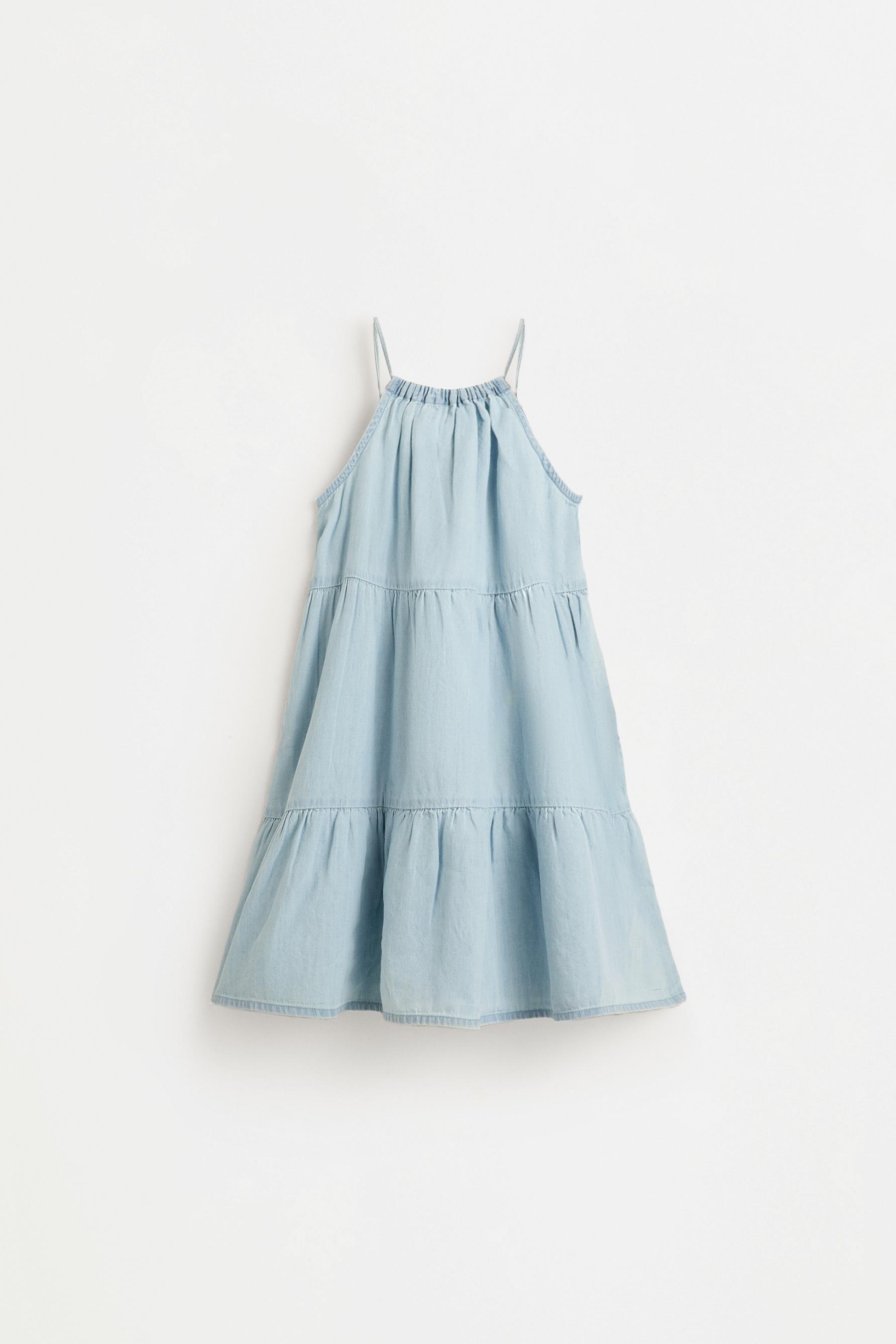 Lightweight denim dress — FADED BLUE