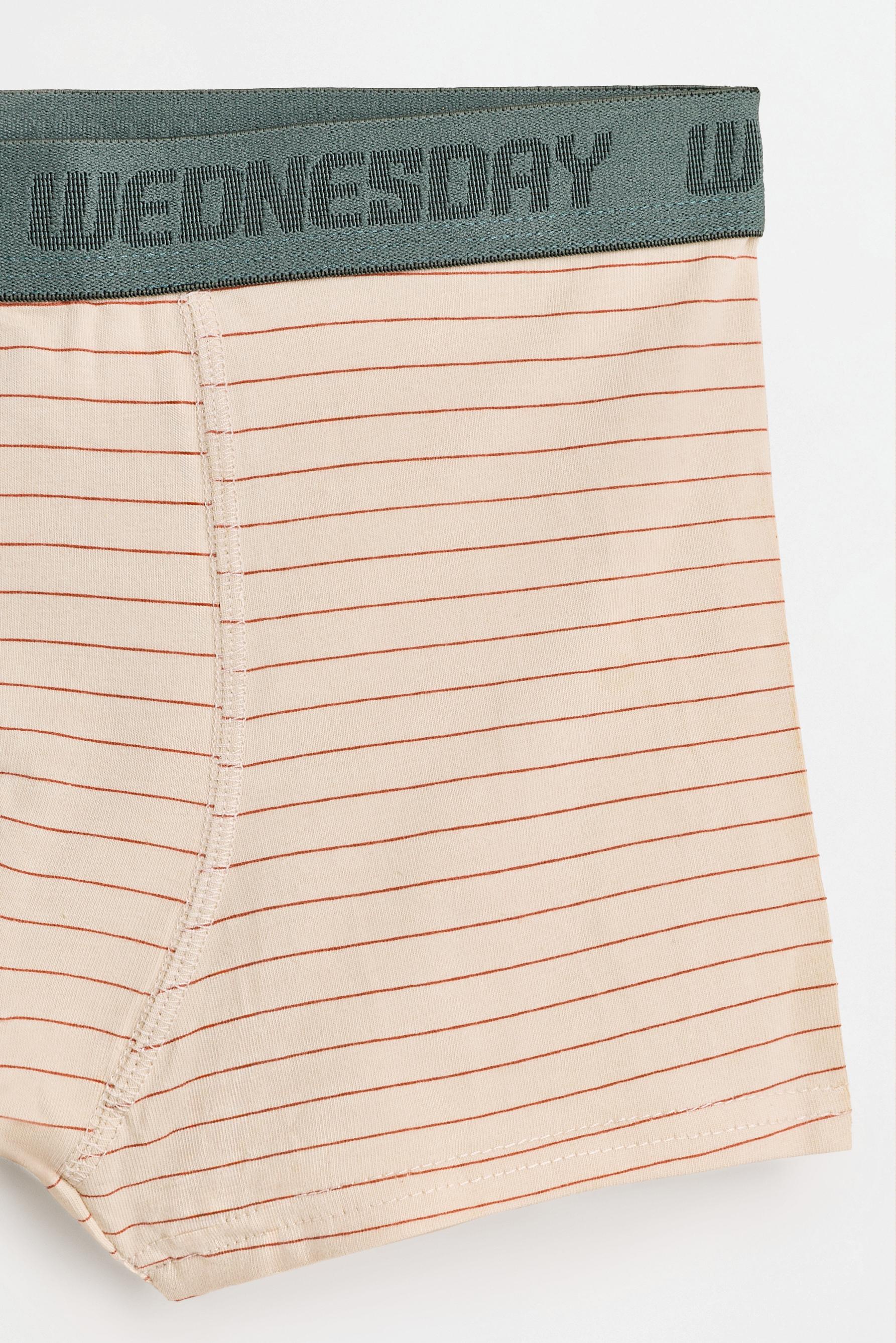 Weekly boxer brief 7-pack — BROWN/GREEN