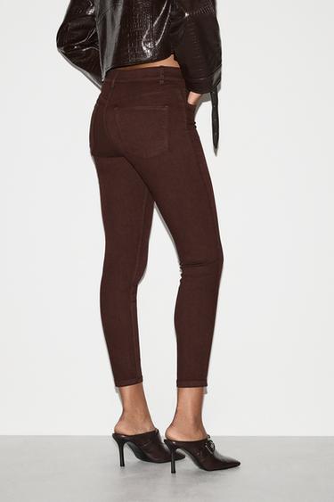 Skinny jeans — BROWN MARL 5