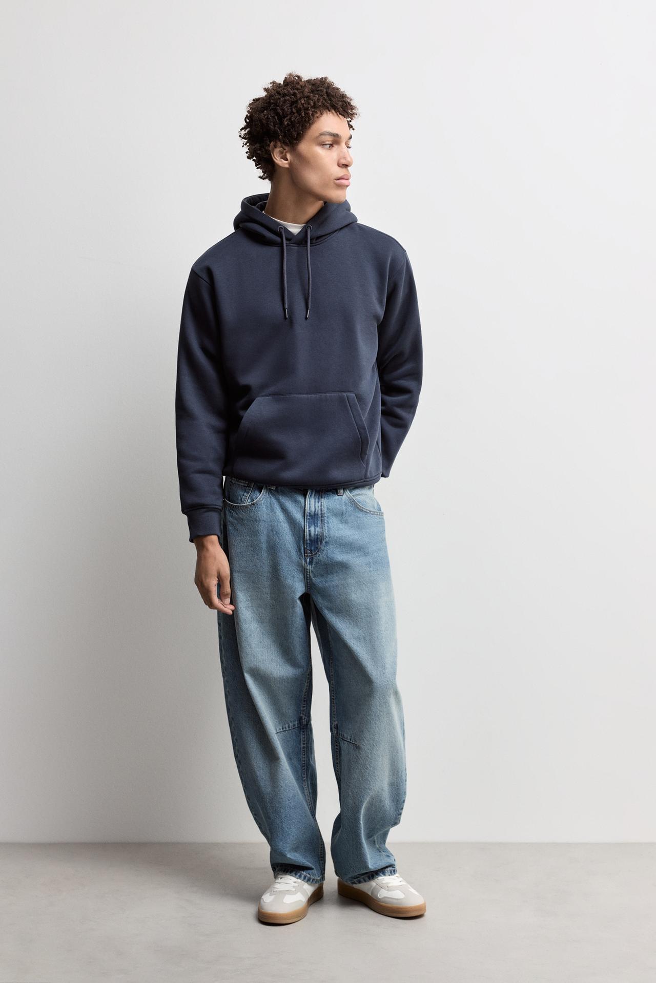 Basic hoodie — NAVY