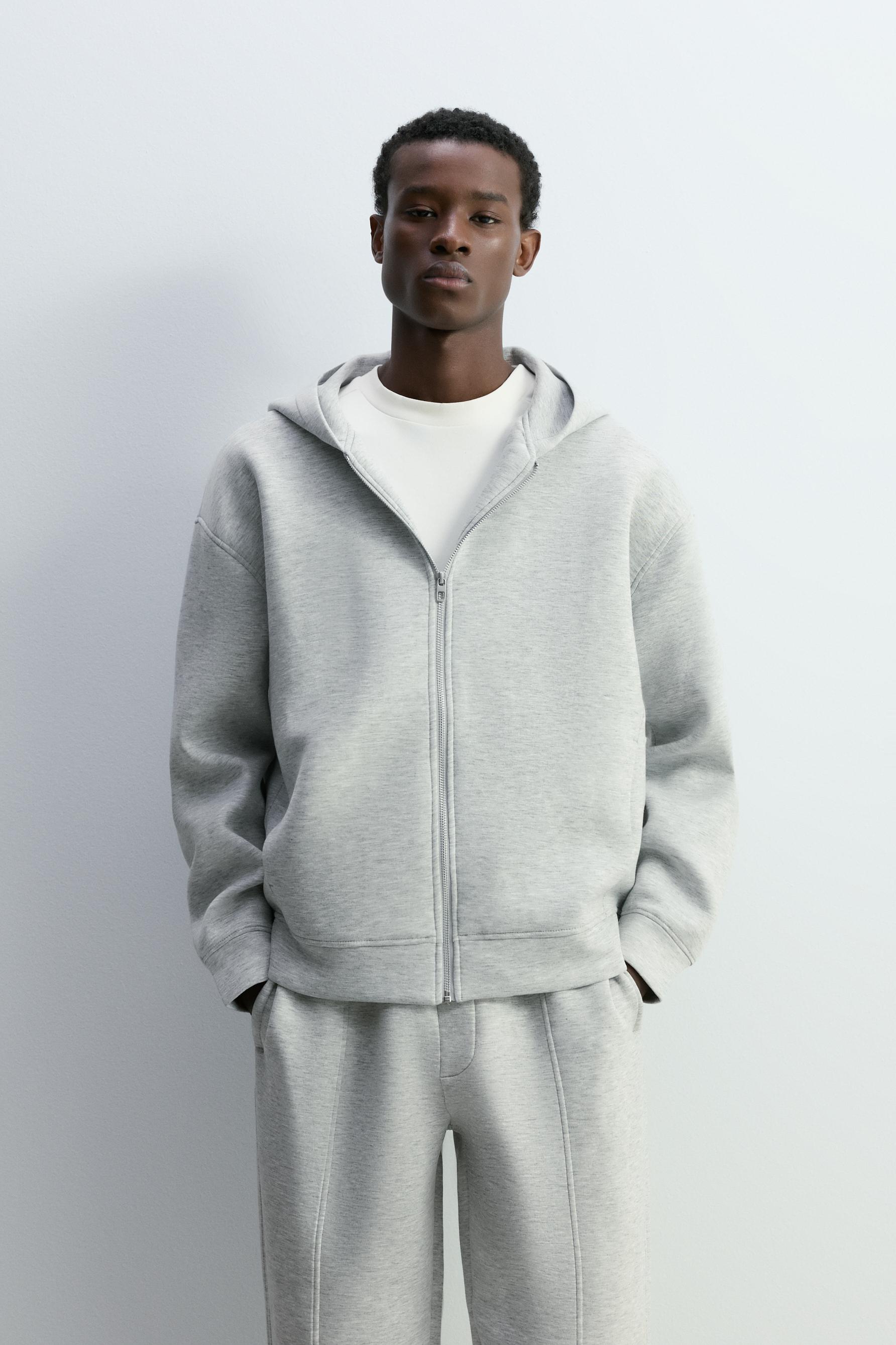 Chaqueta efecto neopreno