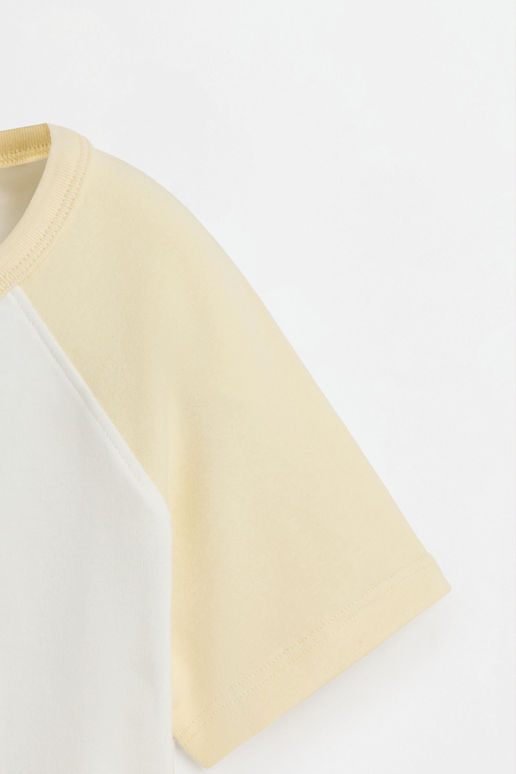 Raglan sleeve T-shirt — VANILLA