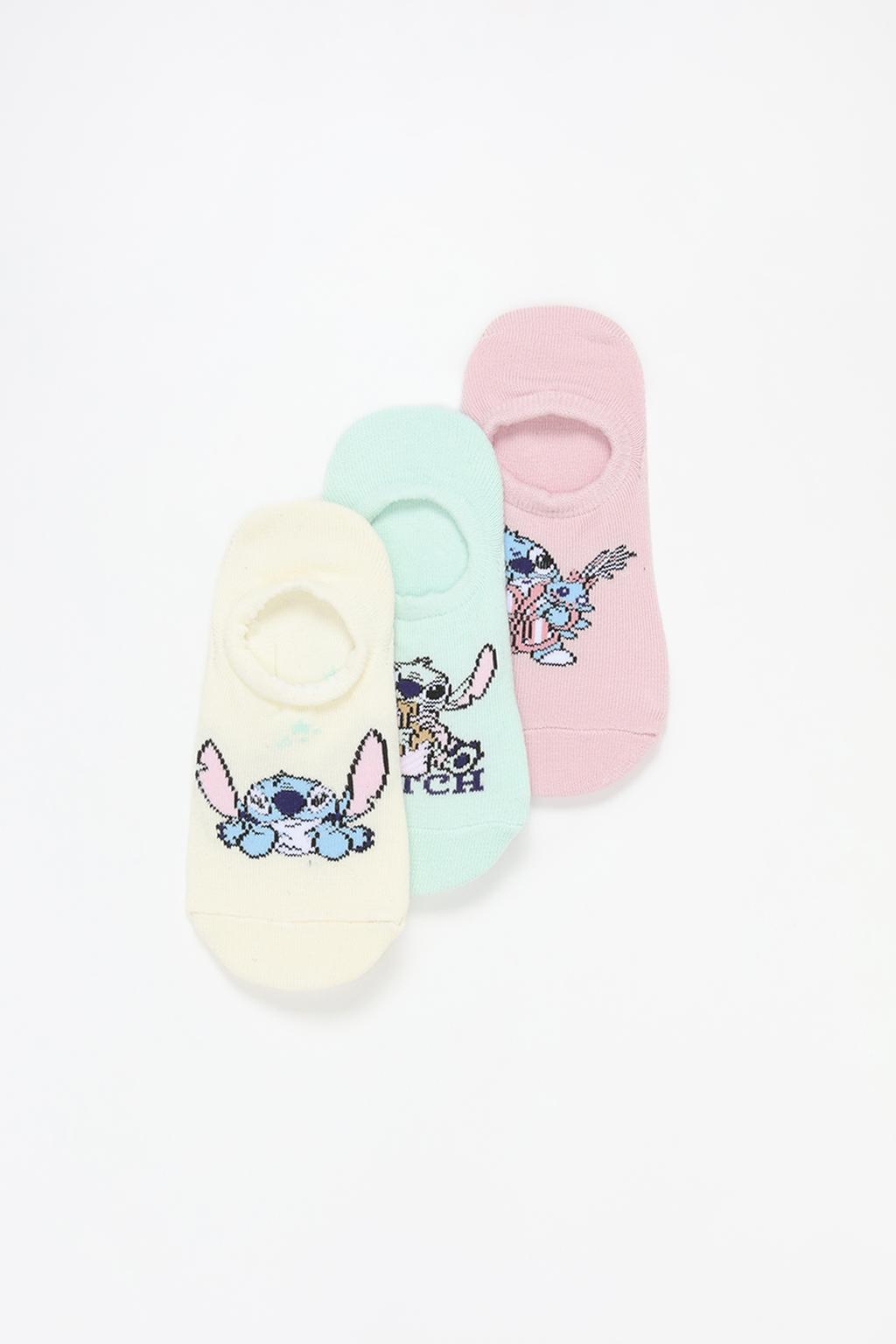 Pack 3 calcetines Stitch ©Disney invisible