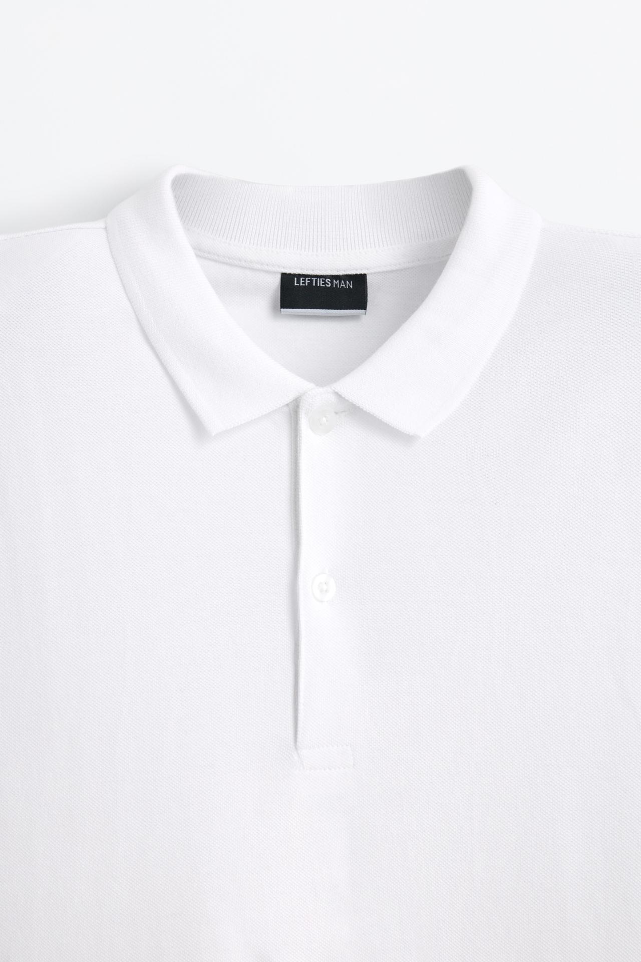 Basic polo shirt — WHITE