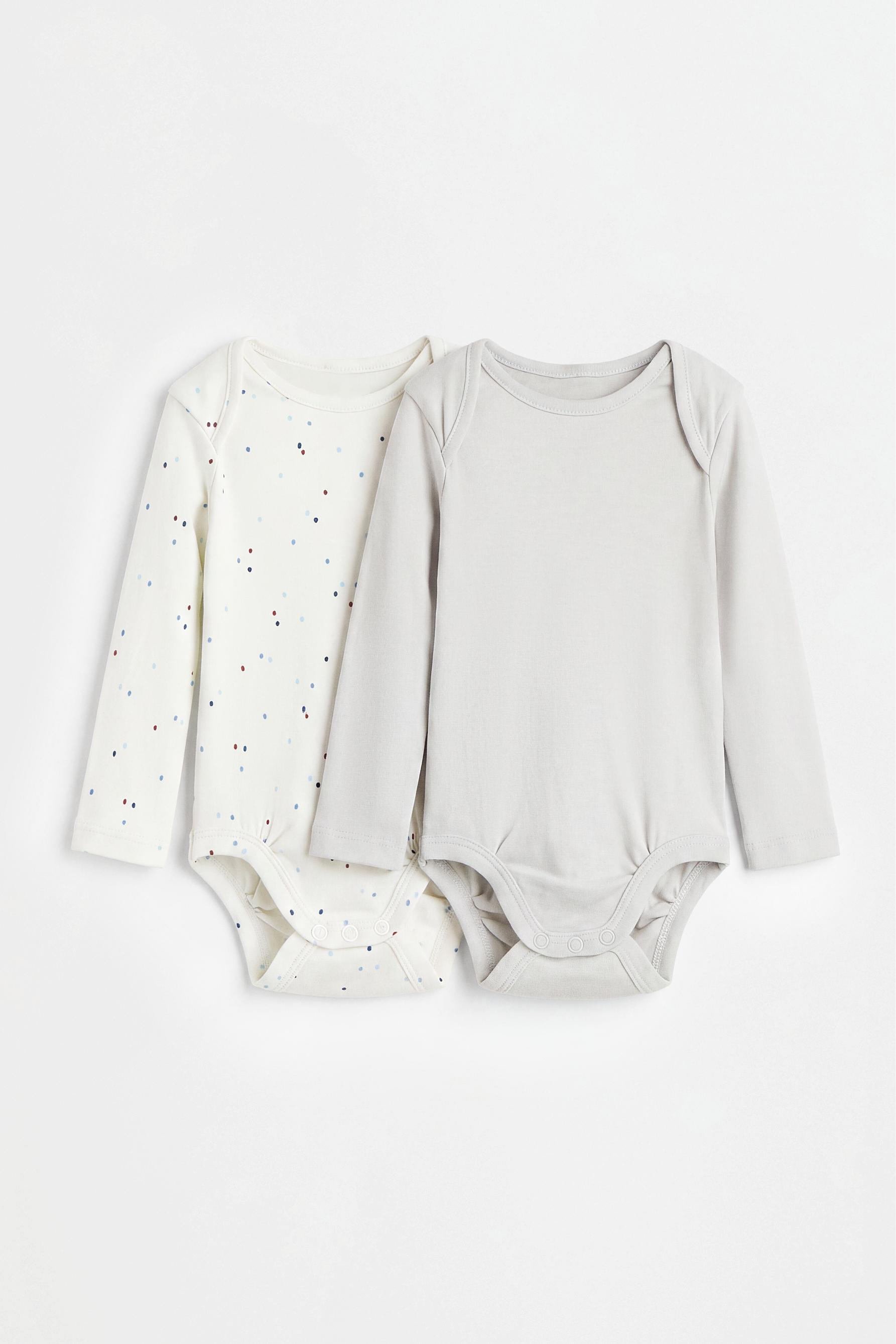 Pack of 2 combined bodysuits — GREY