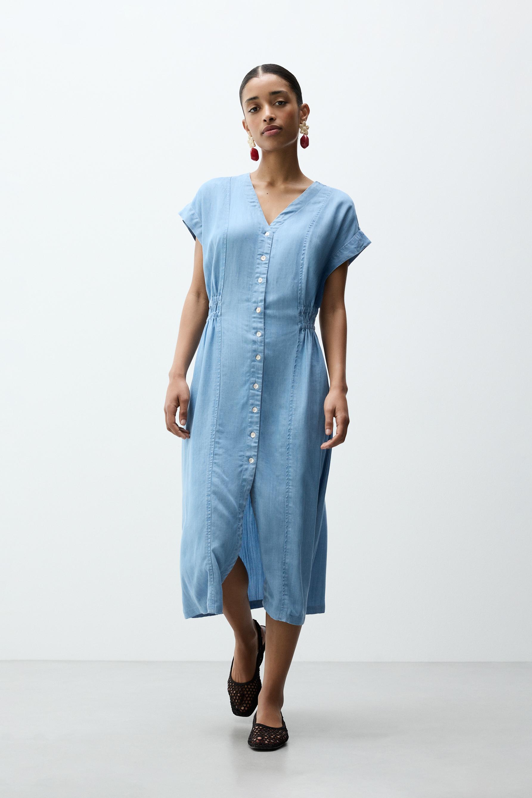Vestido denim ligero