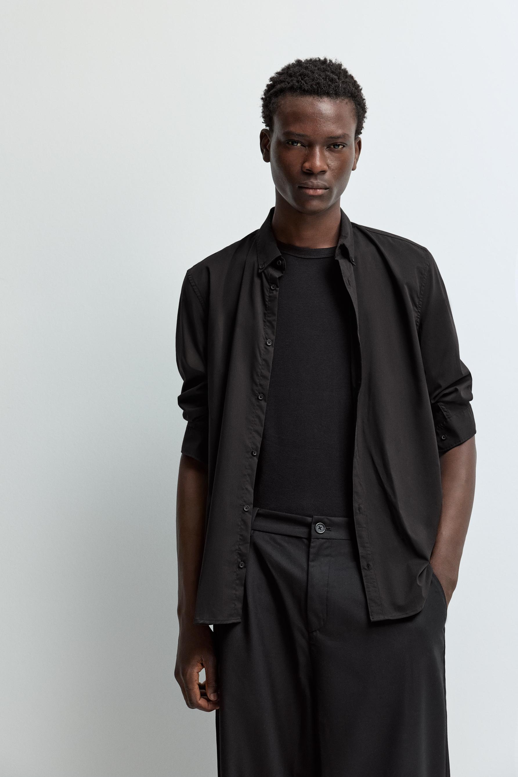 Basic shirt — BLACK
