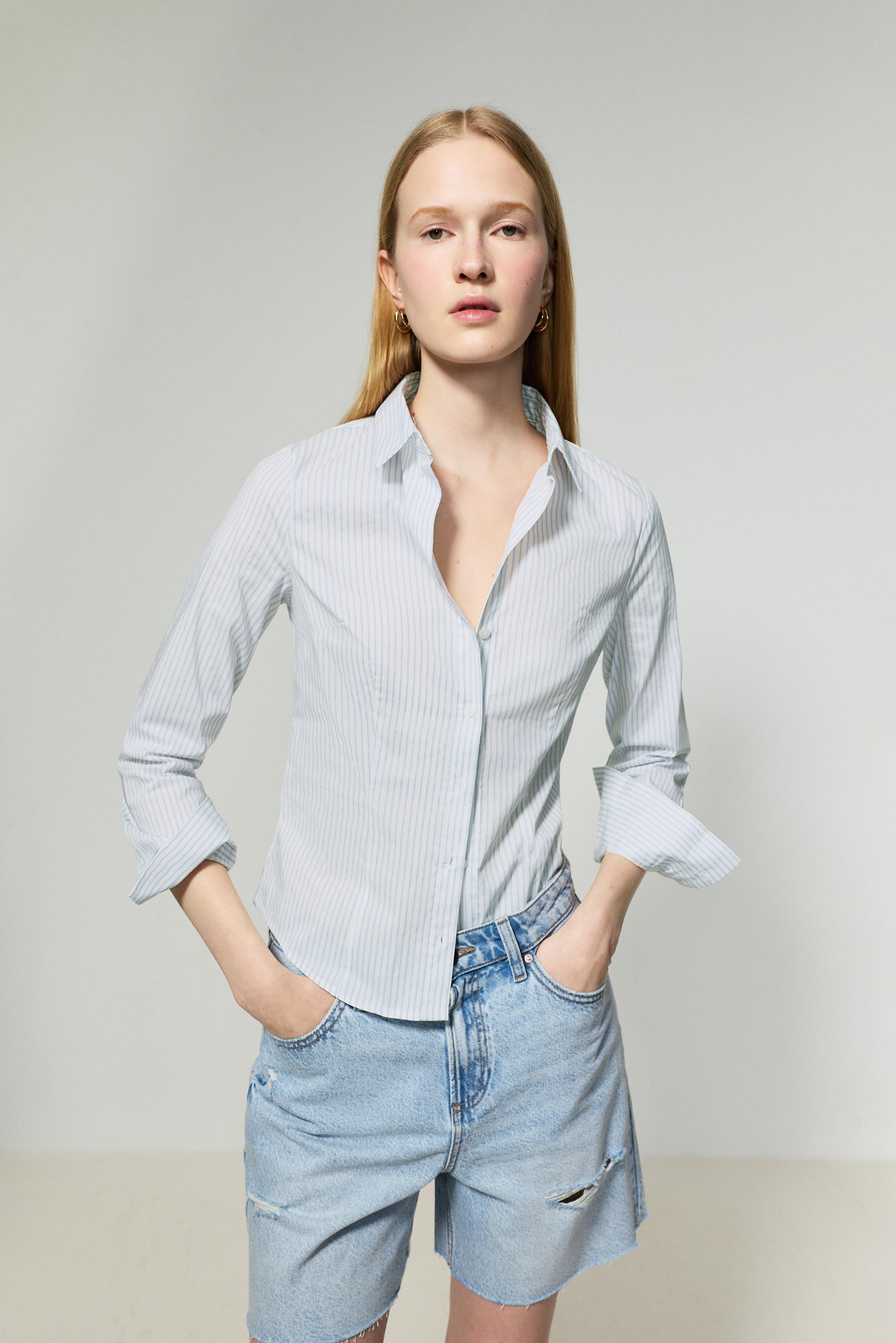 Camisa popelín entallada