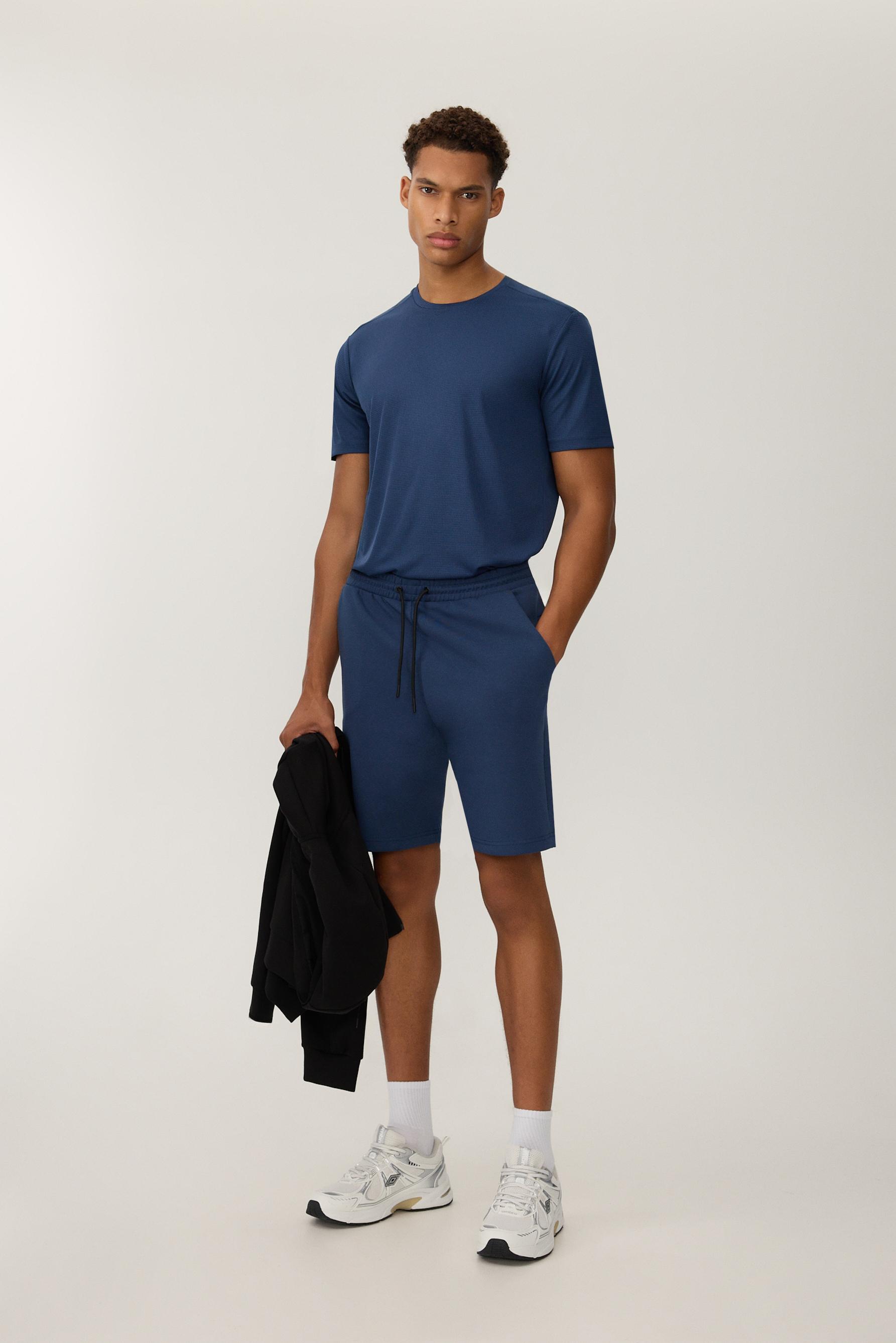 Bermuda deportiva interlock