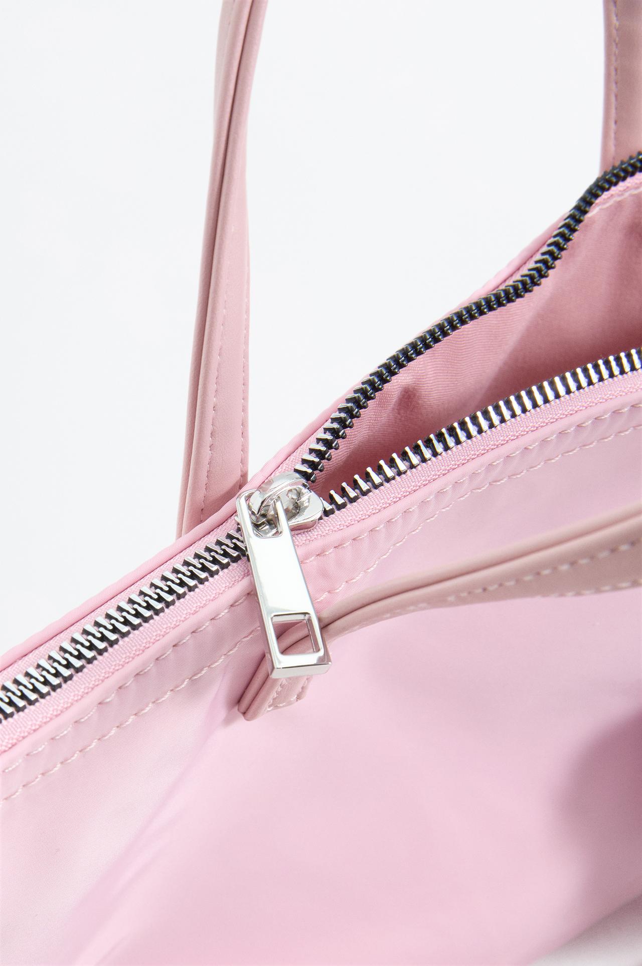 Heart charm bag — PINK