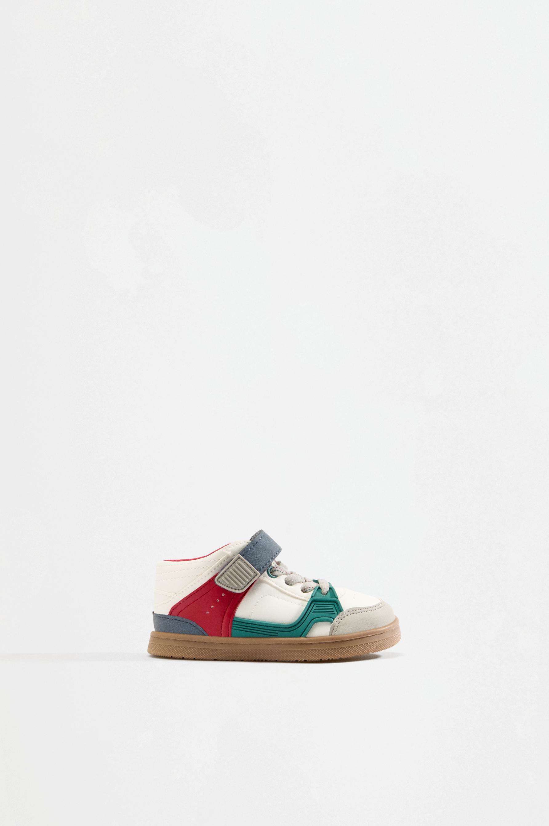 High-top sneaker — WHITE