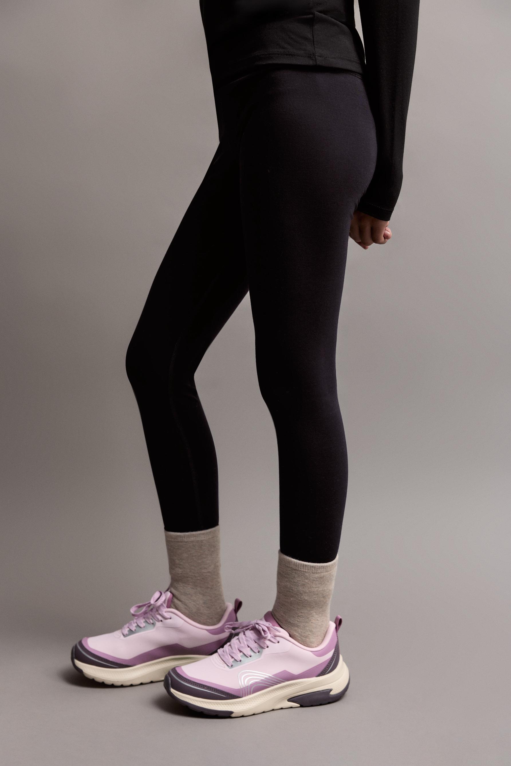 LIGHT WEIGHT thermal comfort leggings — BLACK