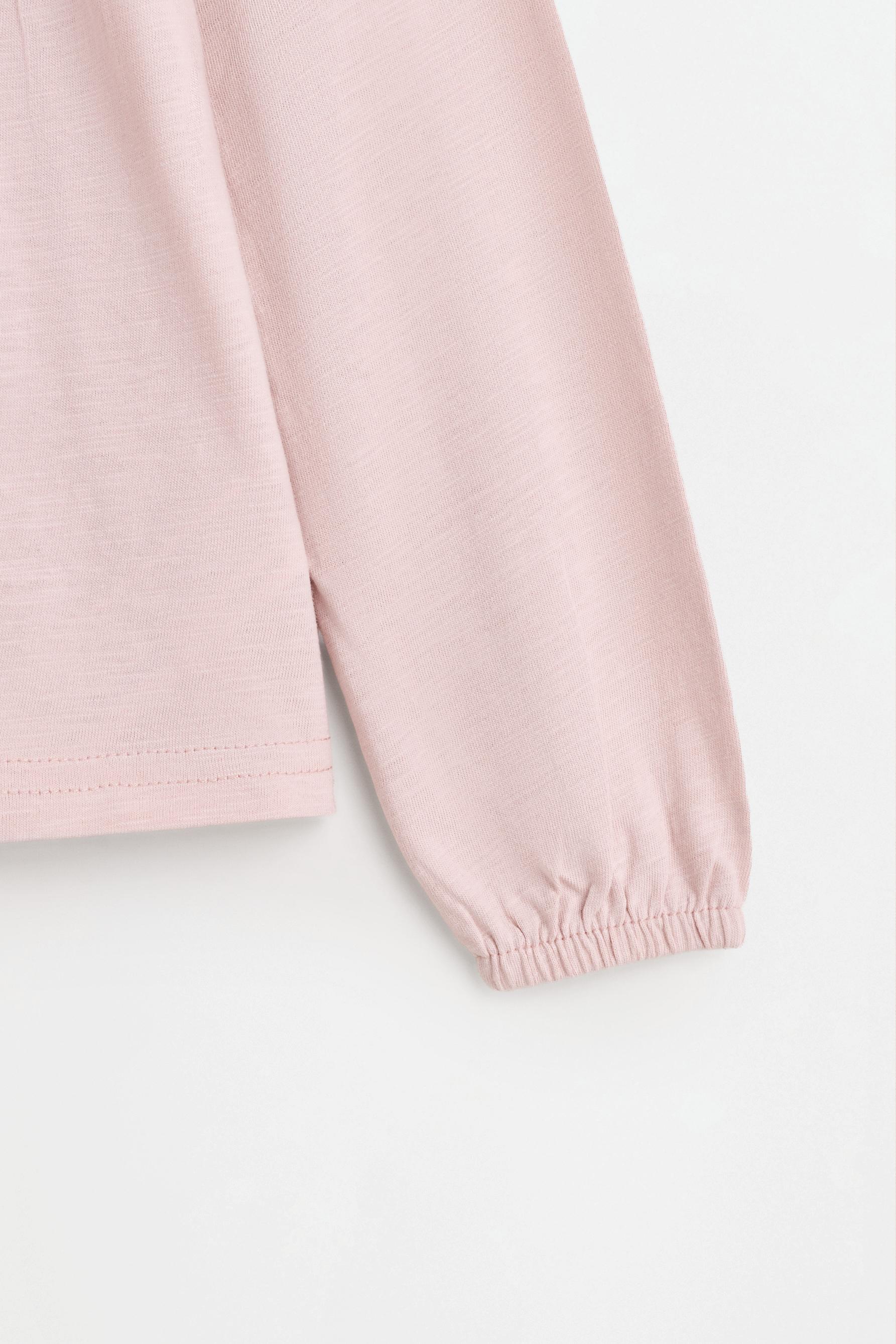 Smocked T-shirt — PINK