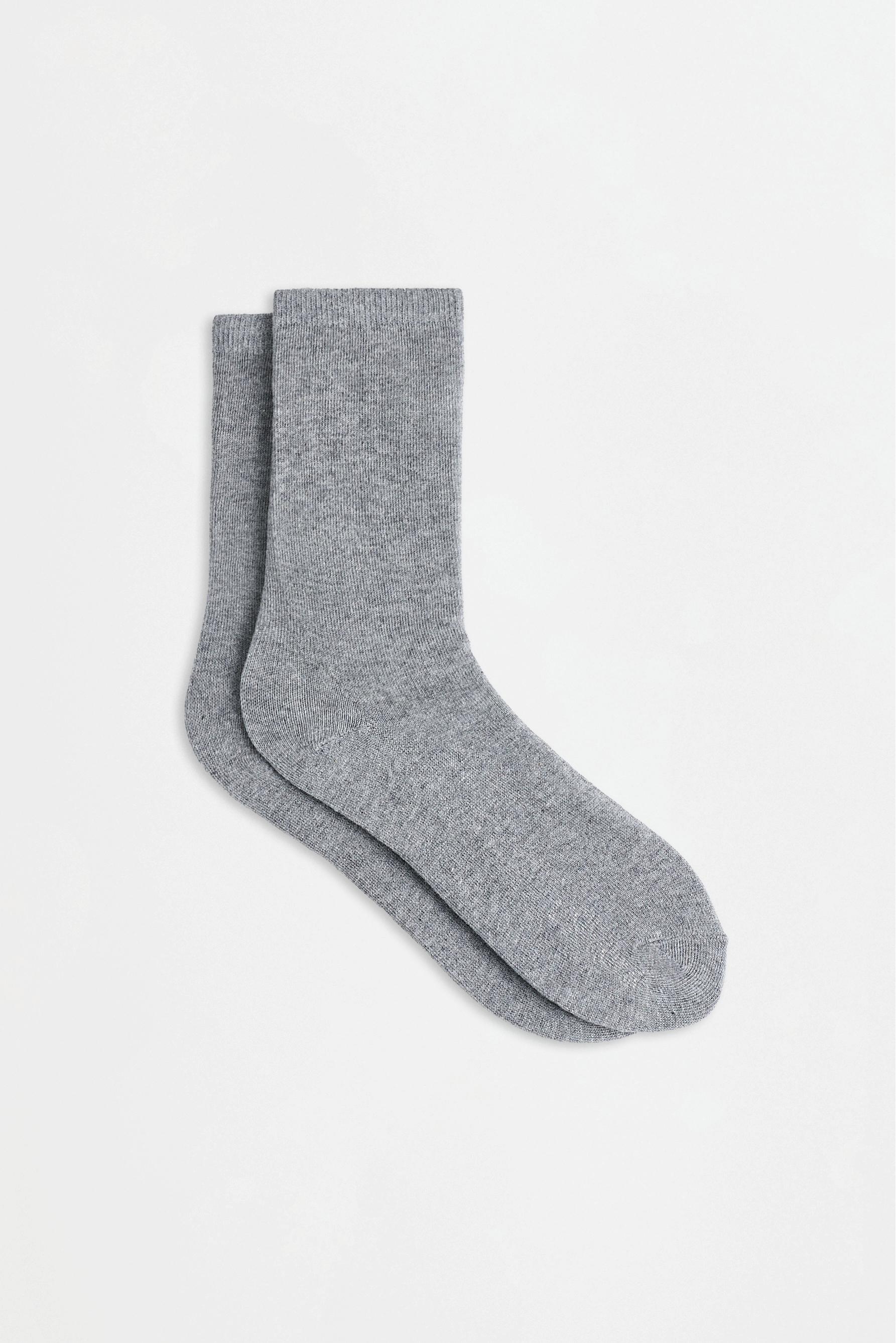 Basic Long Socks (7-Pack) — GREY