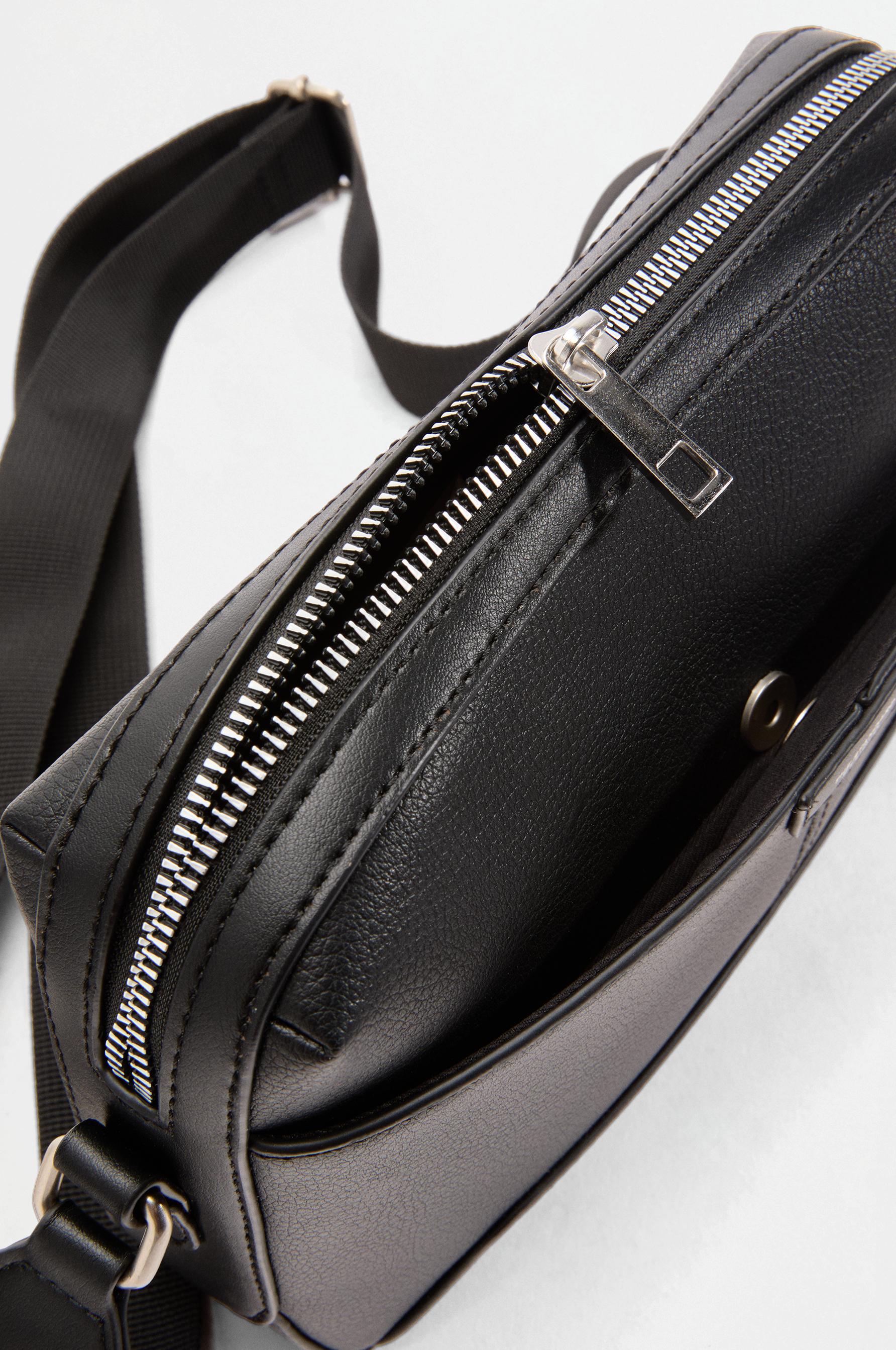 Logo crossbody bag — BLACK