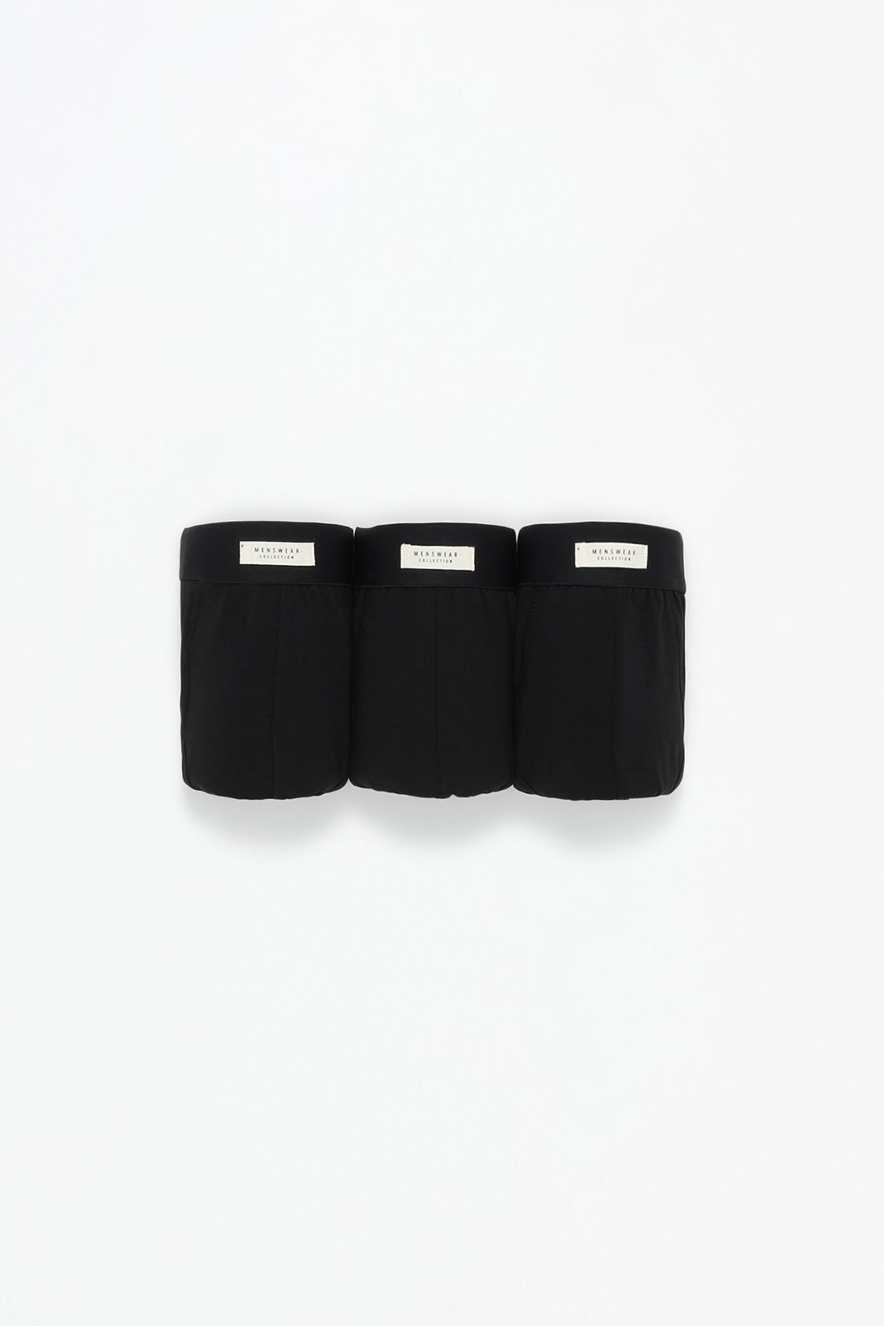 Briefs (3-Pack) — BLACK