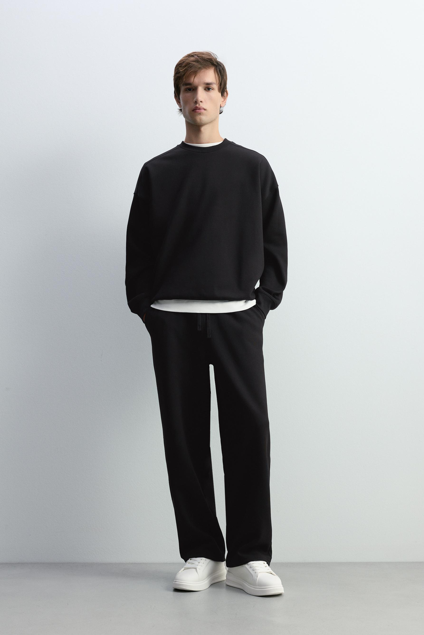 Pantalón chándal interlock baggy