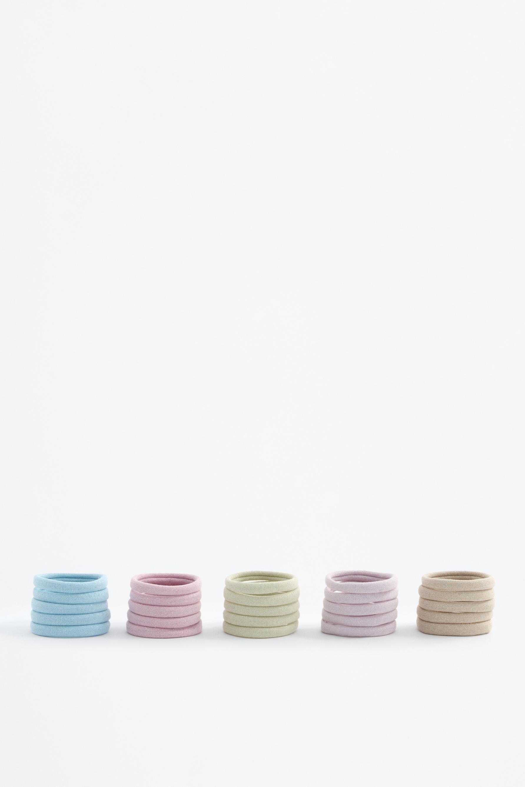 25-pack of metallic hair ties - ACCESSORIES - Girl - Kids - | Lefties ...