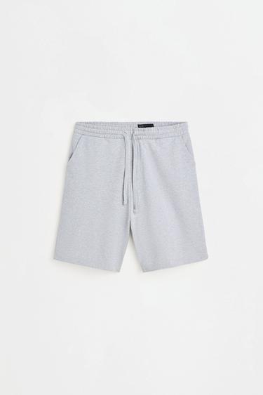 Baggy tracksuit Bermuda shorts — GREY MARL 6
