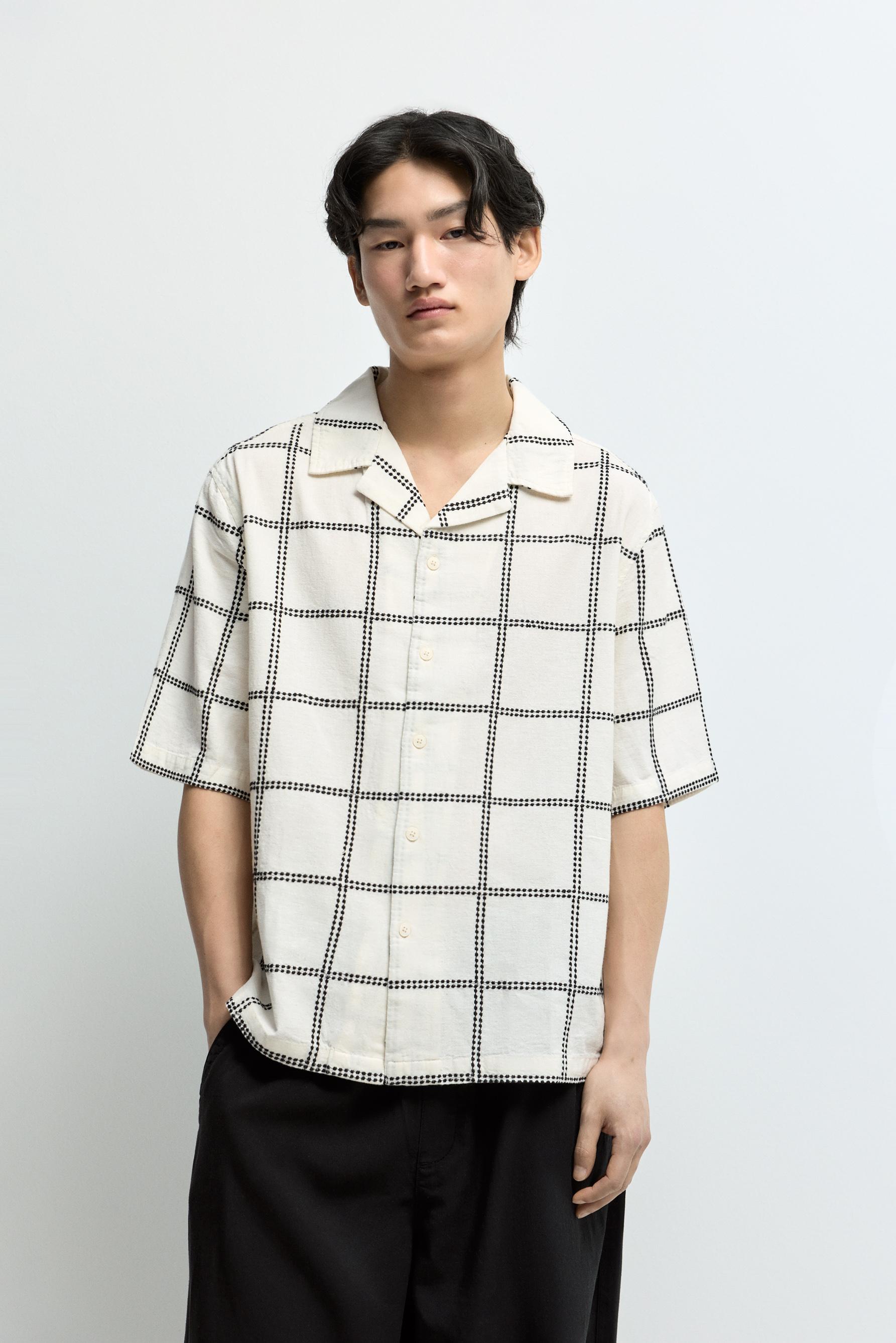 Camisa cuadros boxy fit