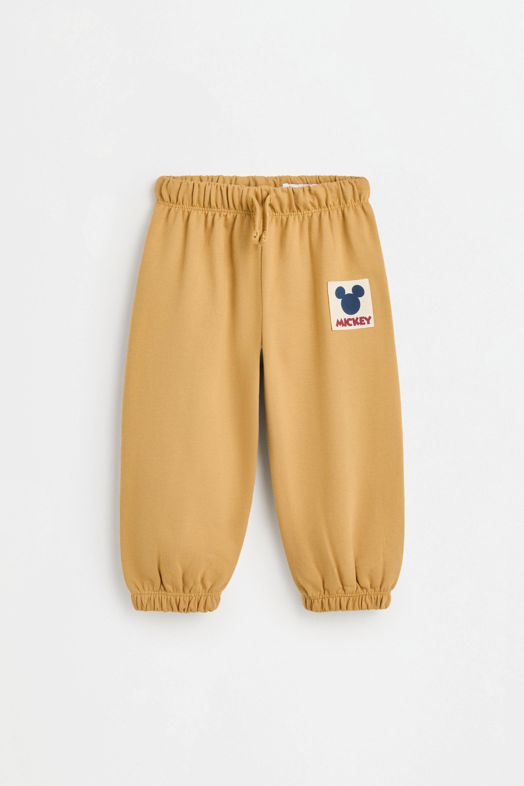 Mickey Mouse ©Disney T-shirt and plush trousers set — WHITE/WHITE