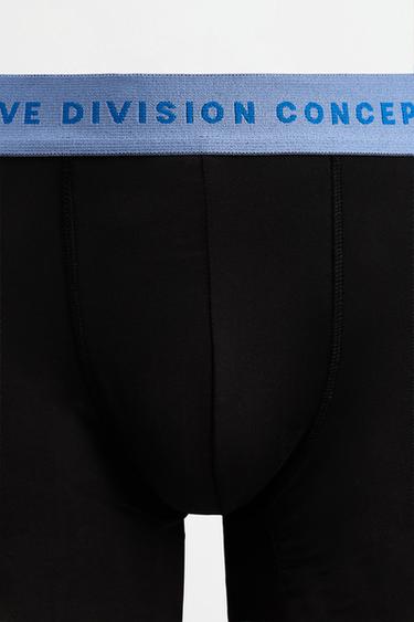 Athletic Long Boxers 3-Pack — BLACK/SILVER 9