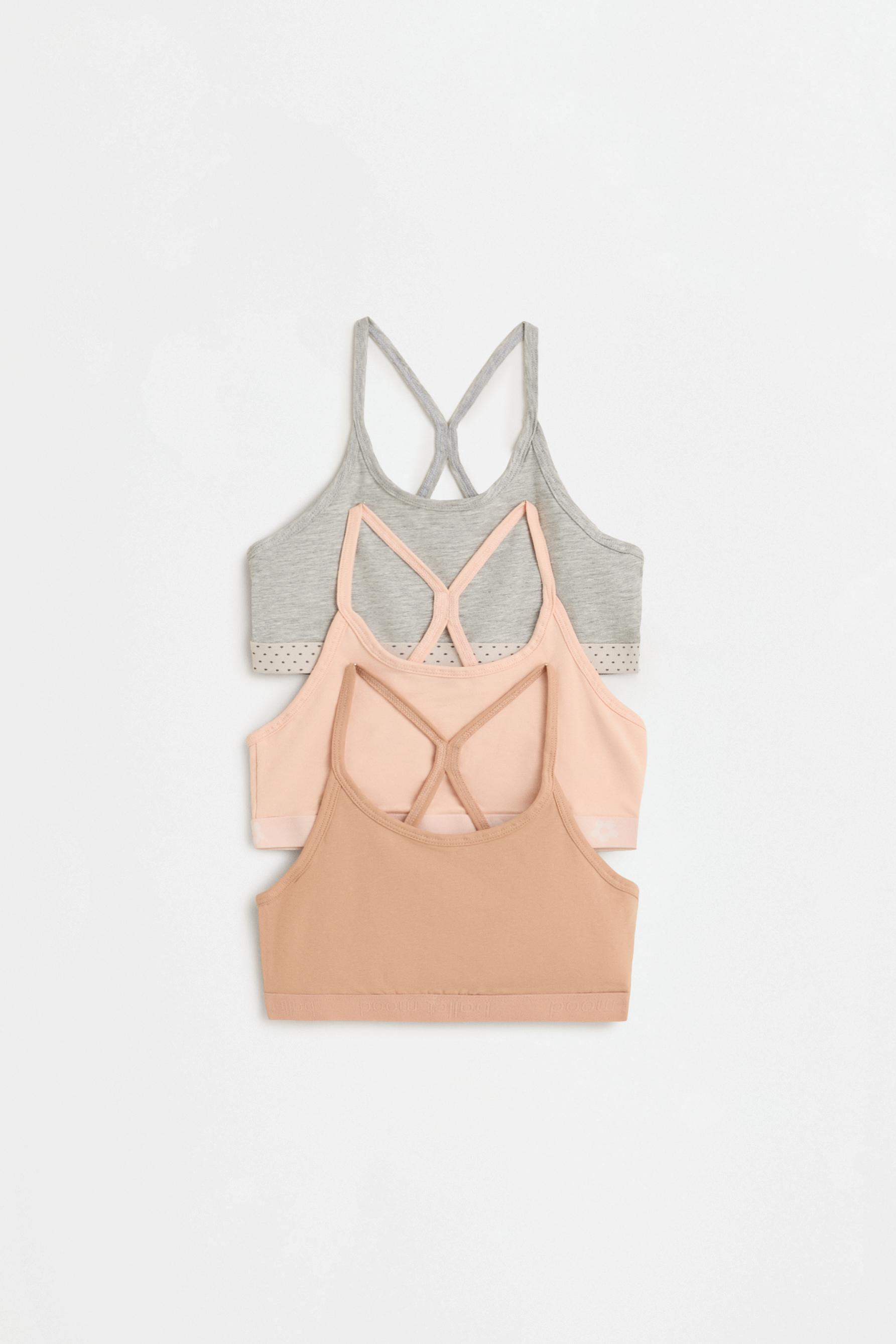 Sports tops (3-pack) — PALE PINK