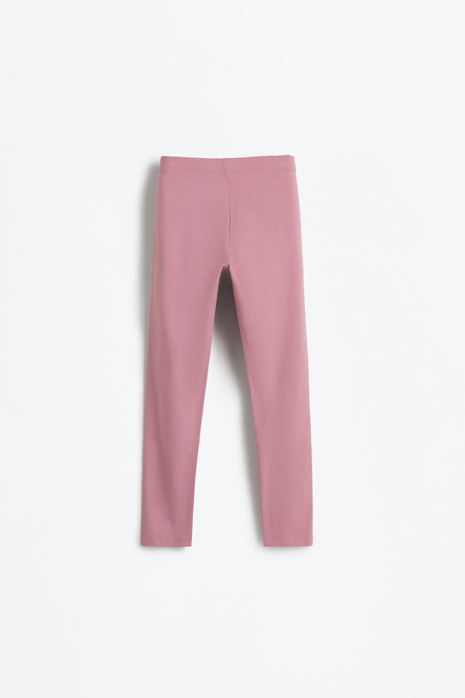 6-pack of plain leggings — BLACK