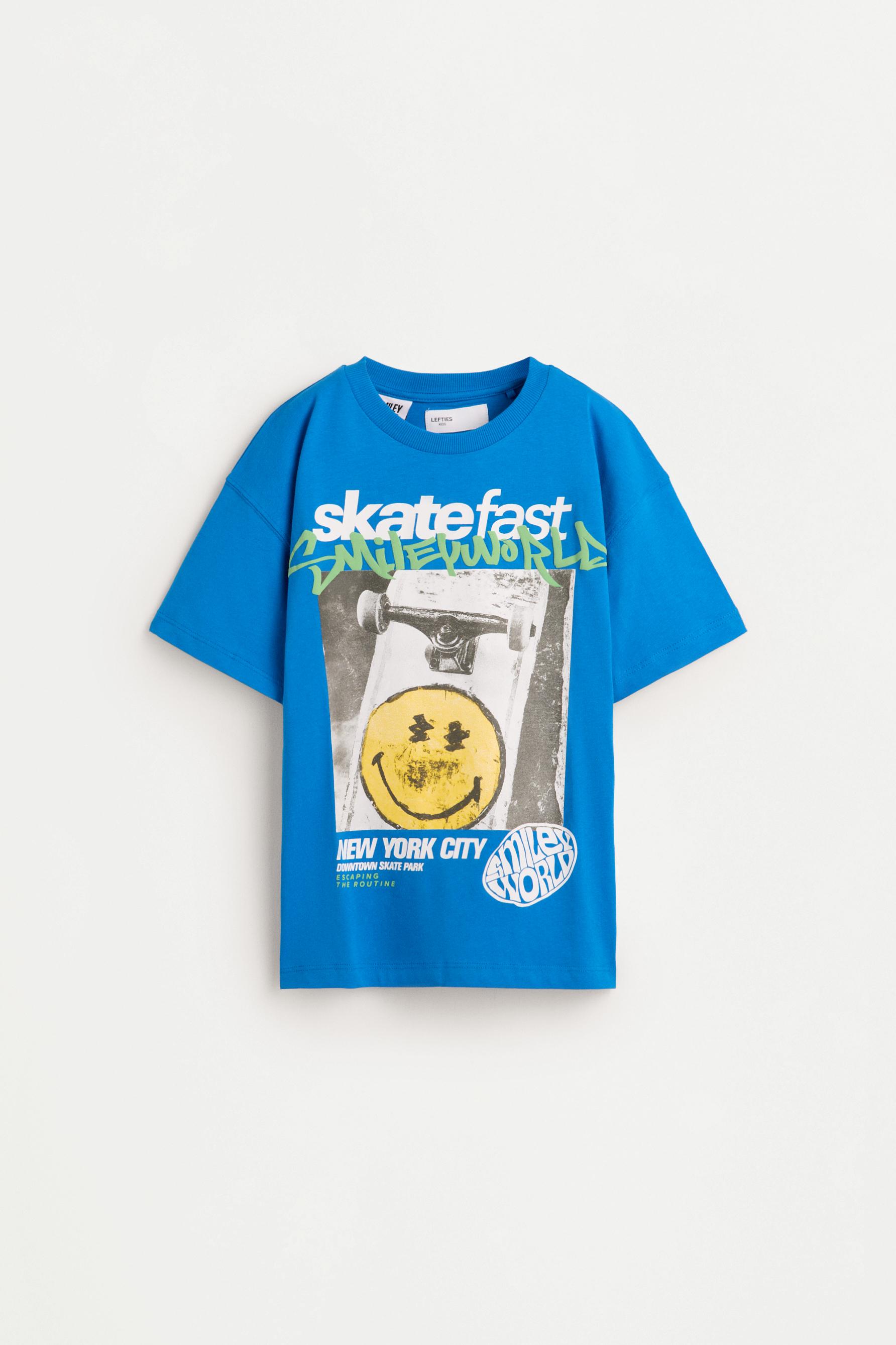 SmileyWorld™ T-shirt — FADED INDIGO