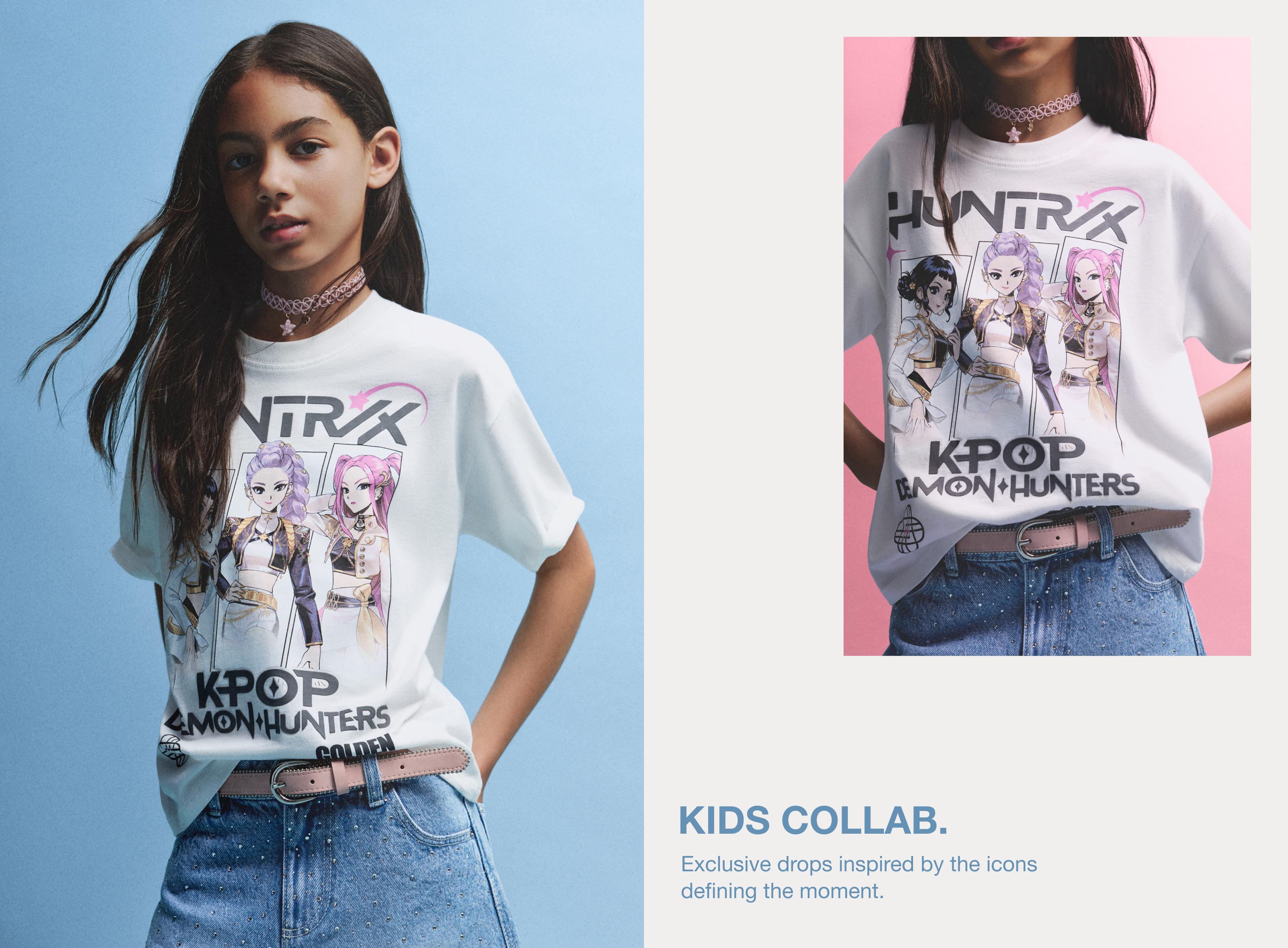 Huntrix K-Pop Demon Hunters™/© Netflix T-shirt — OFF WHITE