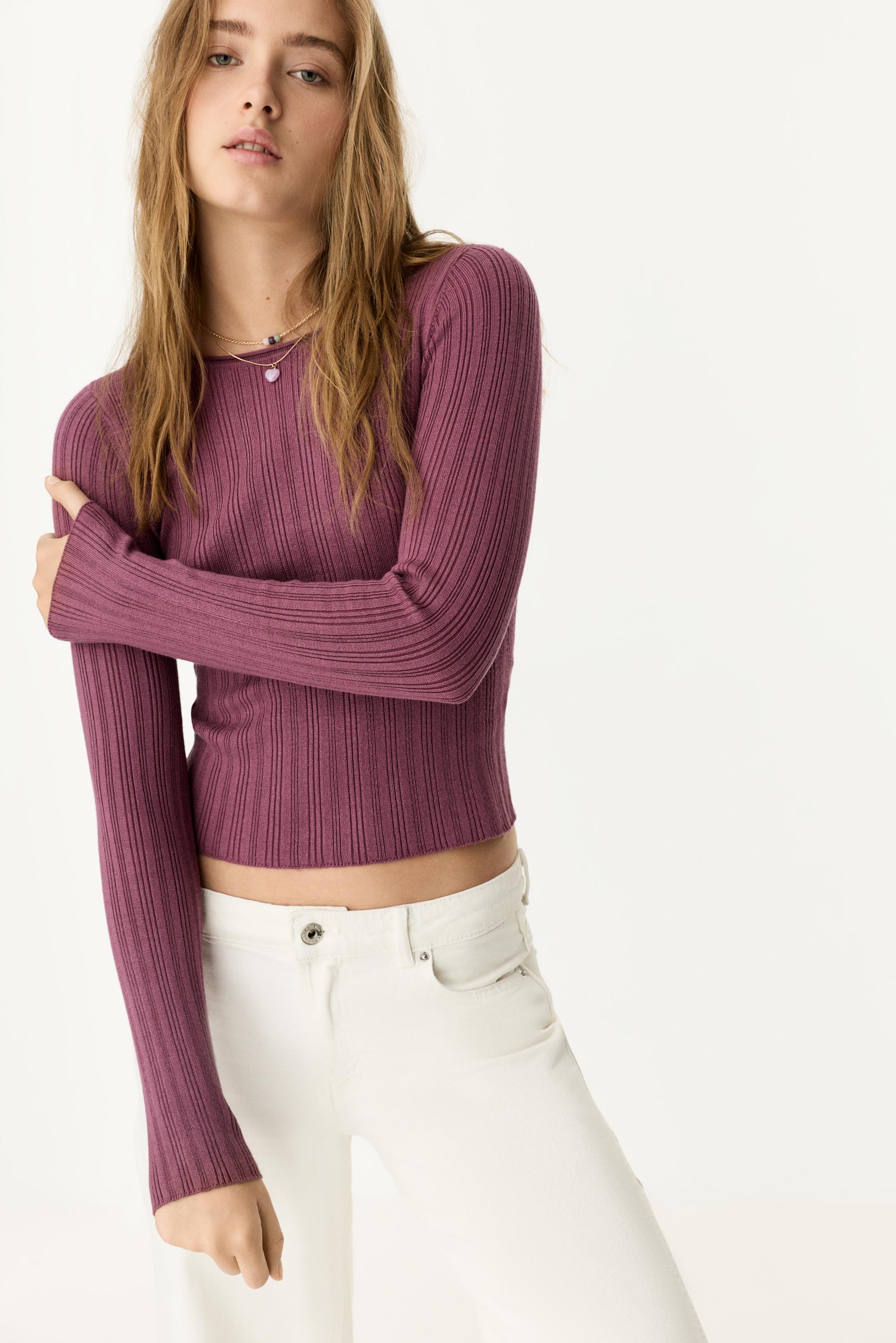 Jersey básico textura