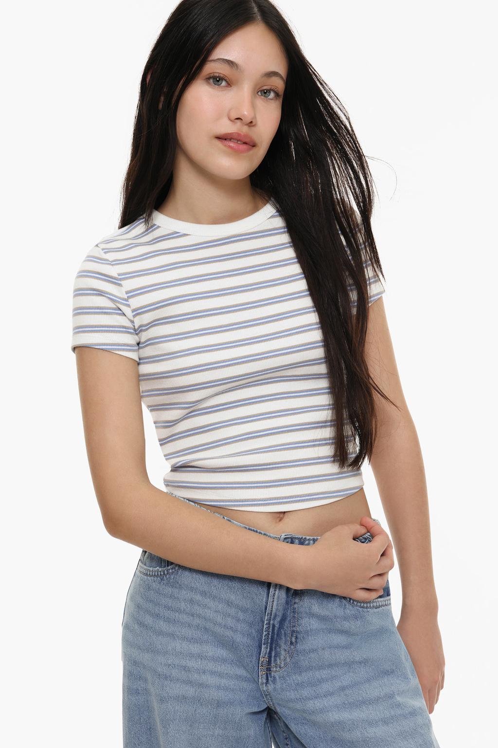 Basic ribbed T-shirt