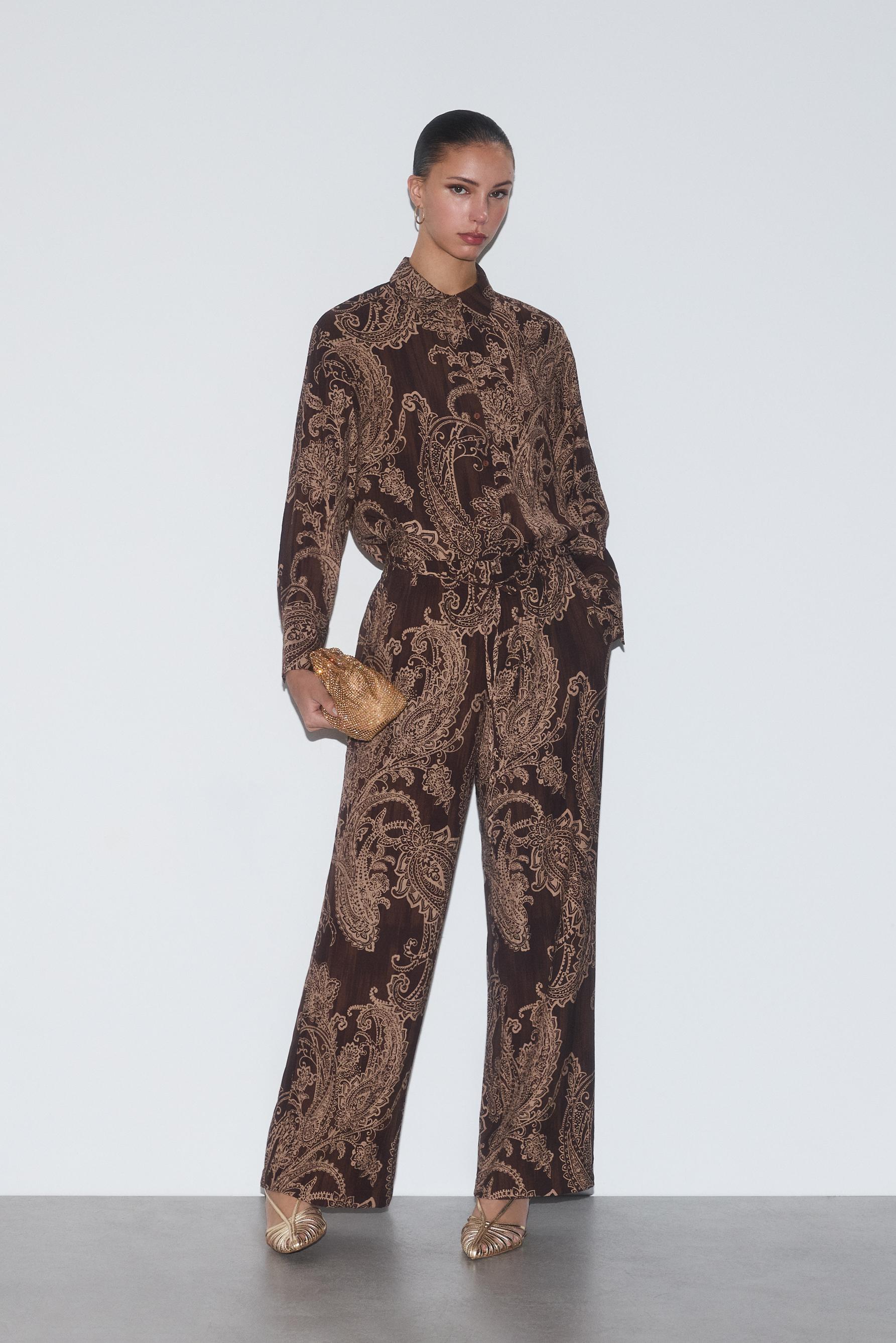 Pantalón bambula estampado