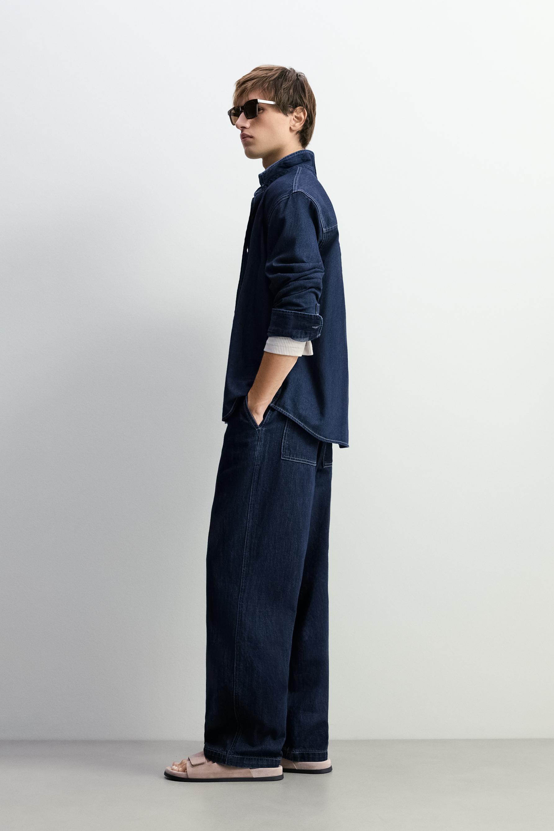 Baggy jogger jeans — BLUE