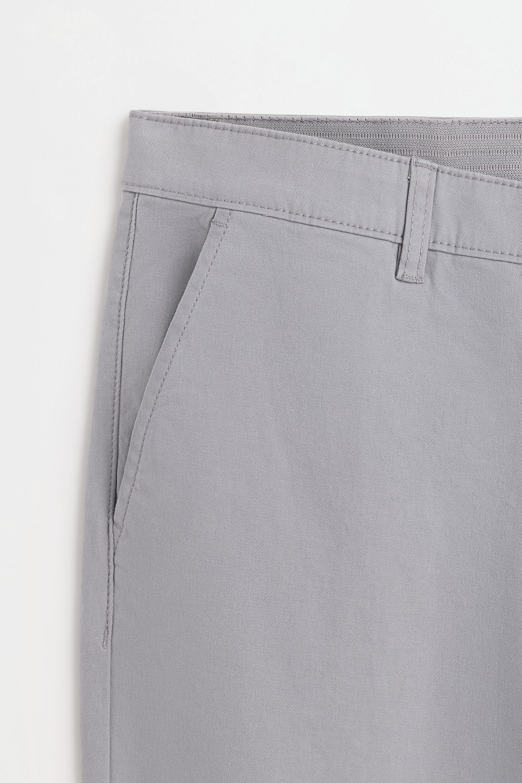Skinny fit chino trousers — GREY
