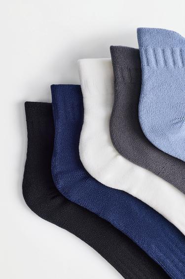 Sports ankle socks (5-pack) — BLUE 7