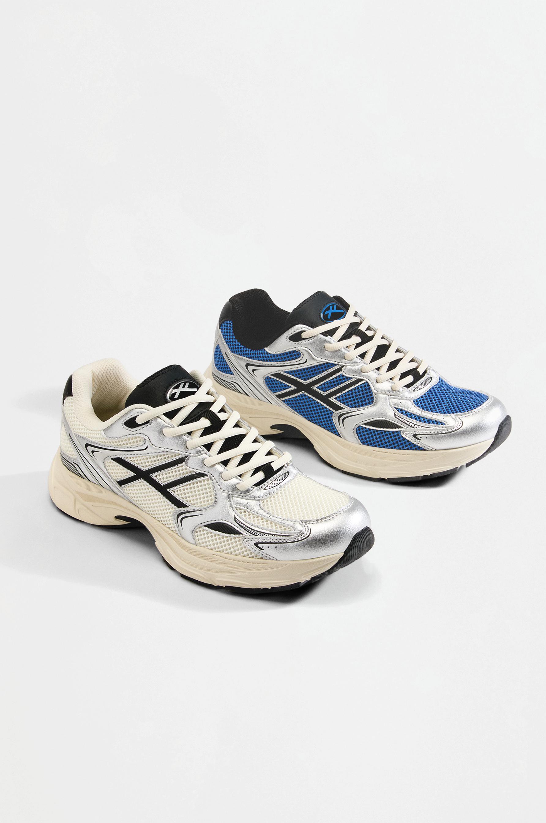 Combined sneakers — WHITE