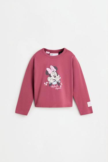 Minnie Mouse ©Disney T-shirt and dungarees co-ord — ECRU 2