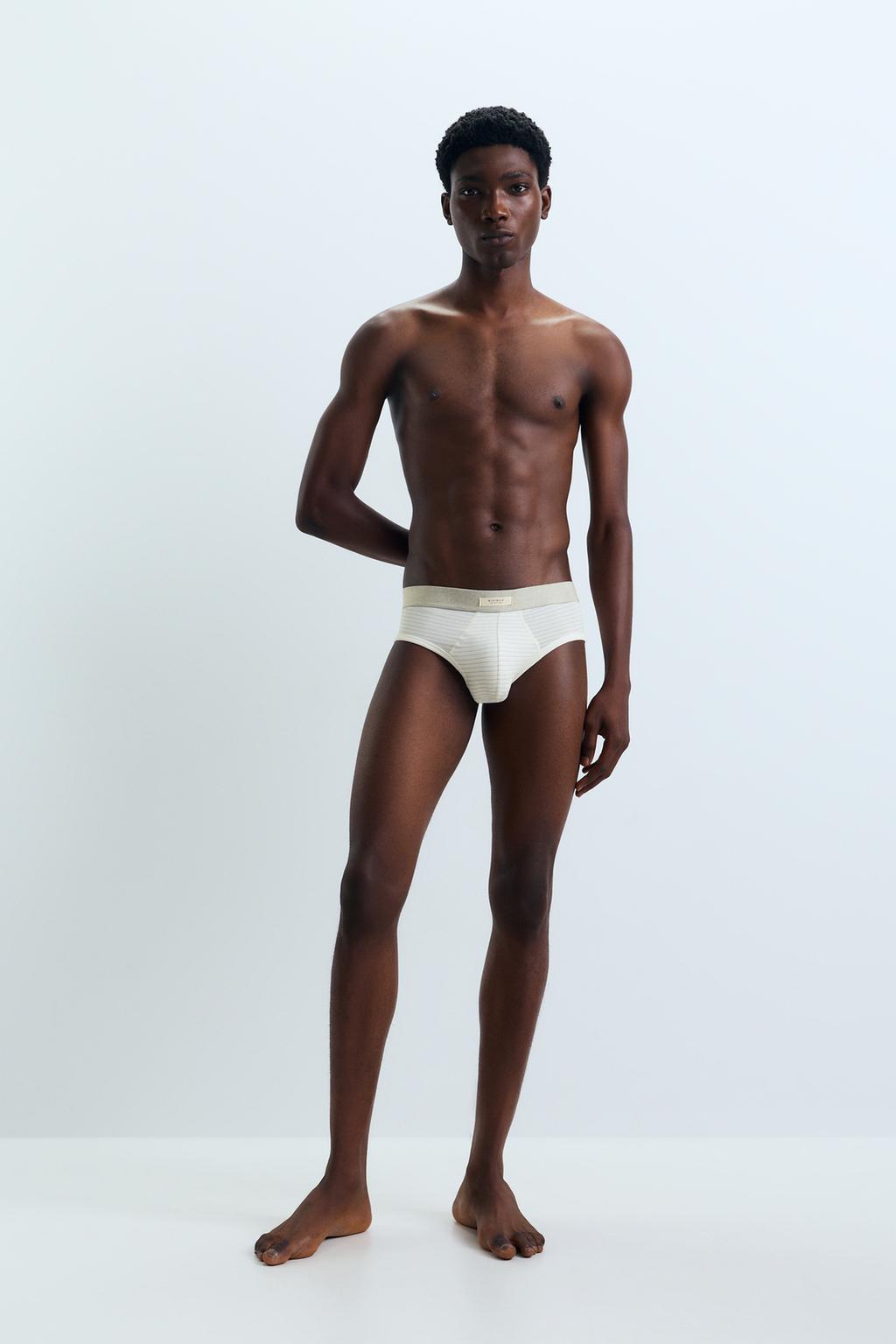 5-pack of striped briefs