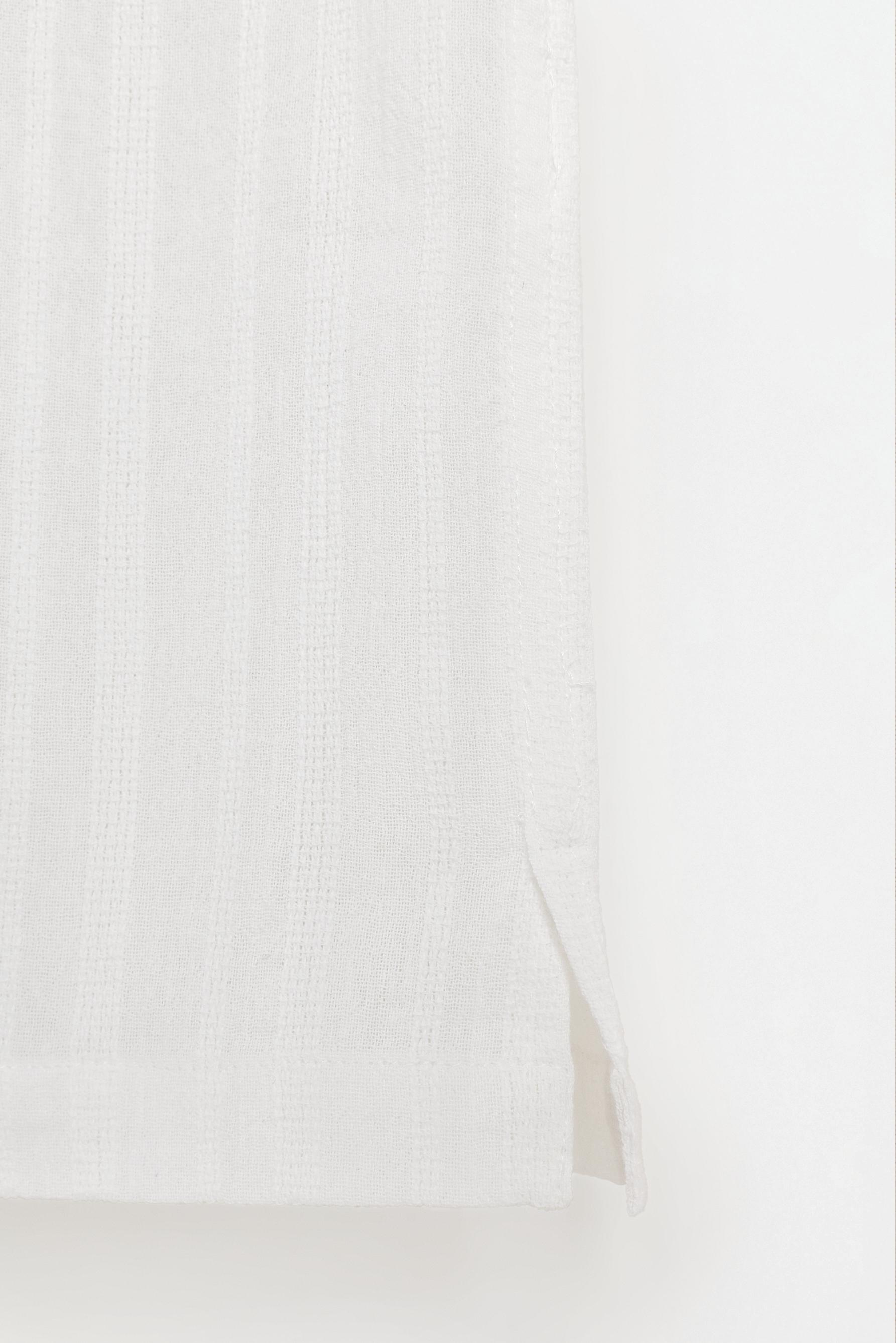 Structured resort shirt — ECRU