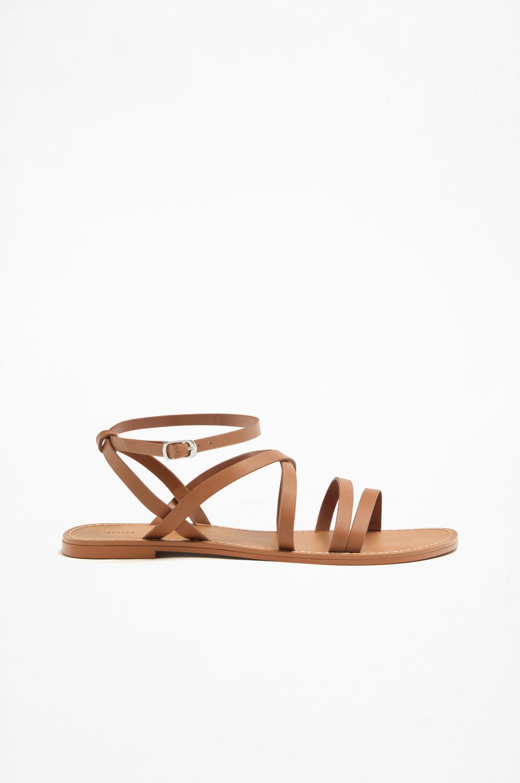 Strappy flat sandals