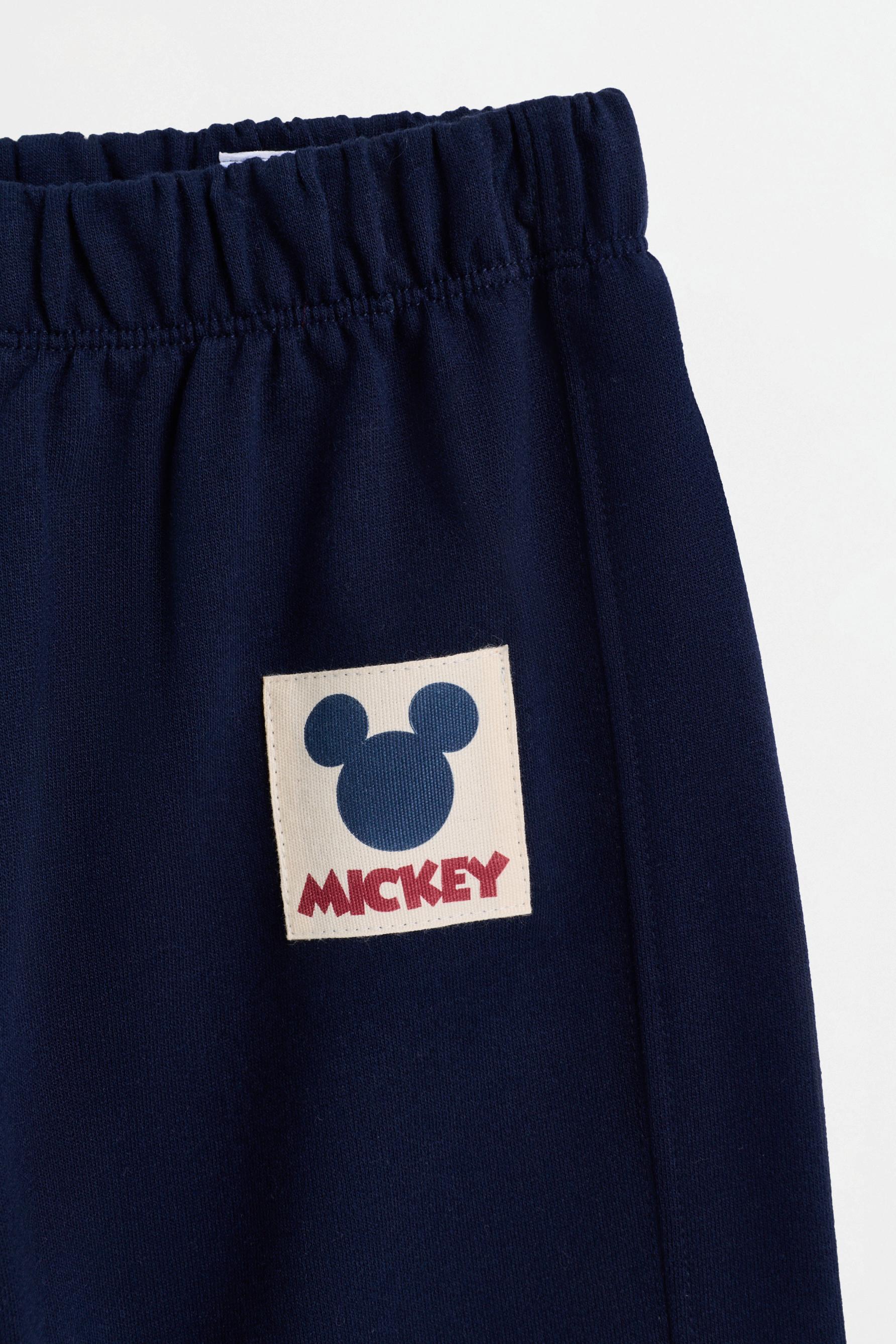Mickey Mouse ©Disney polo and plush joggers co-ord — ECRU