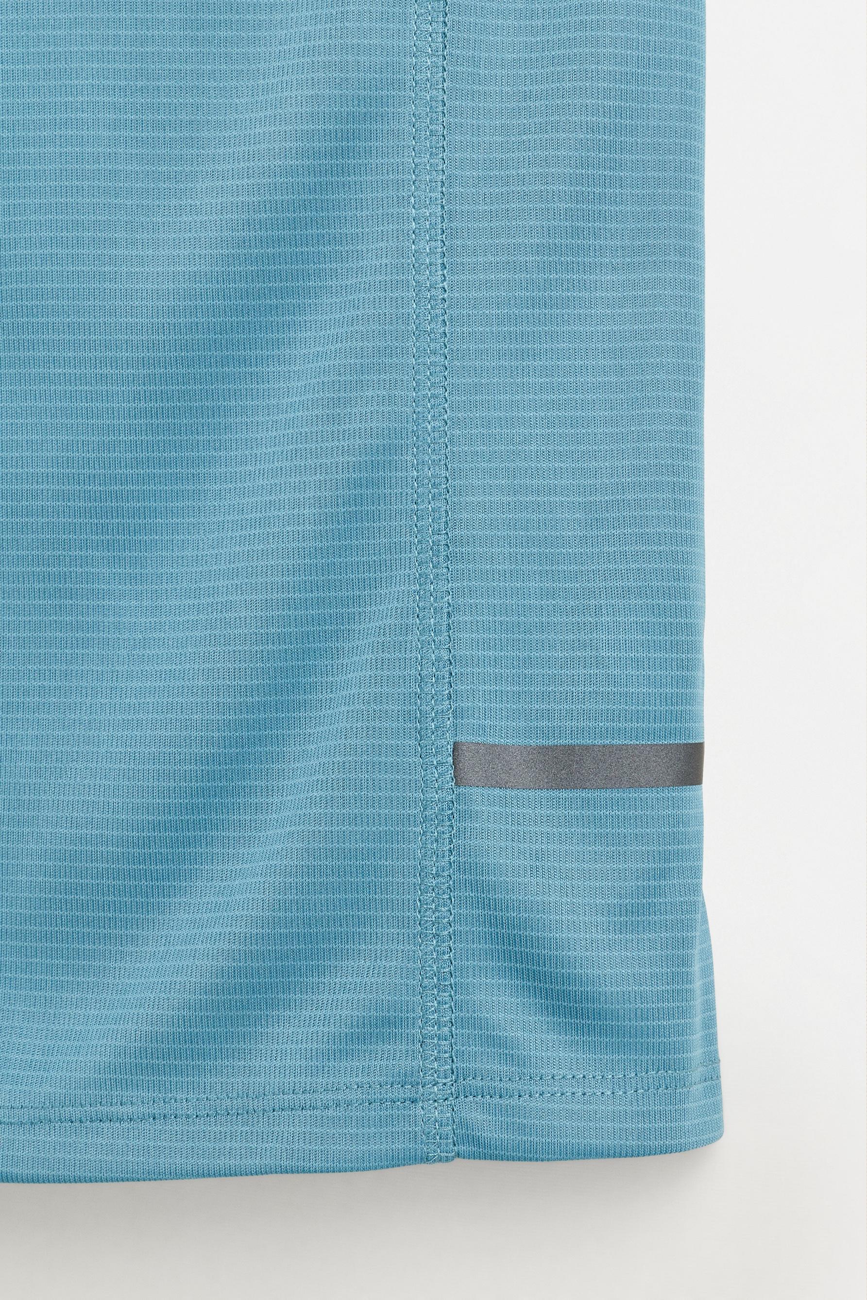 Sleeveless sports co-ord with Bermuda shorts — FADED PETROL BLUE