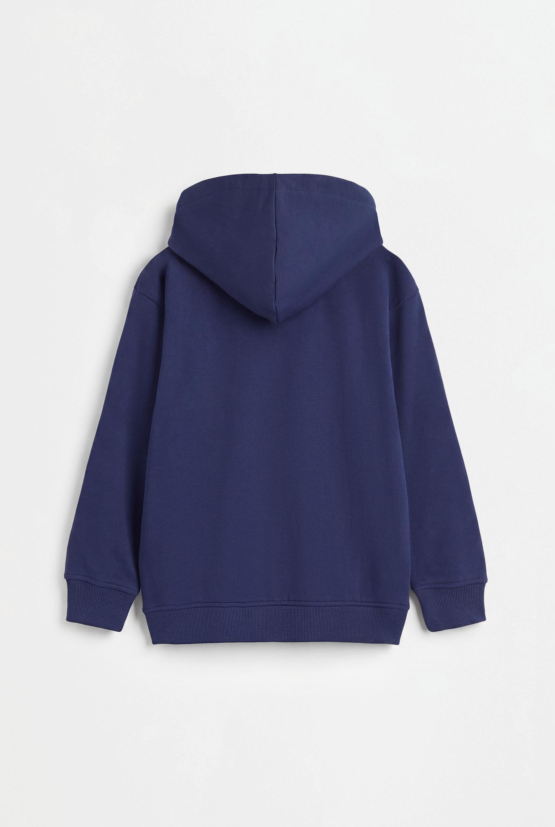 Zip-up sweatshirt — NAVY