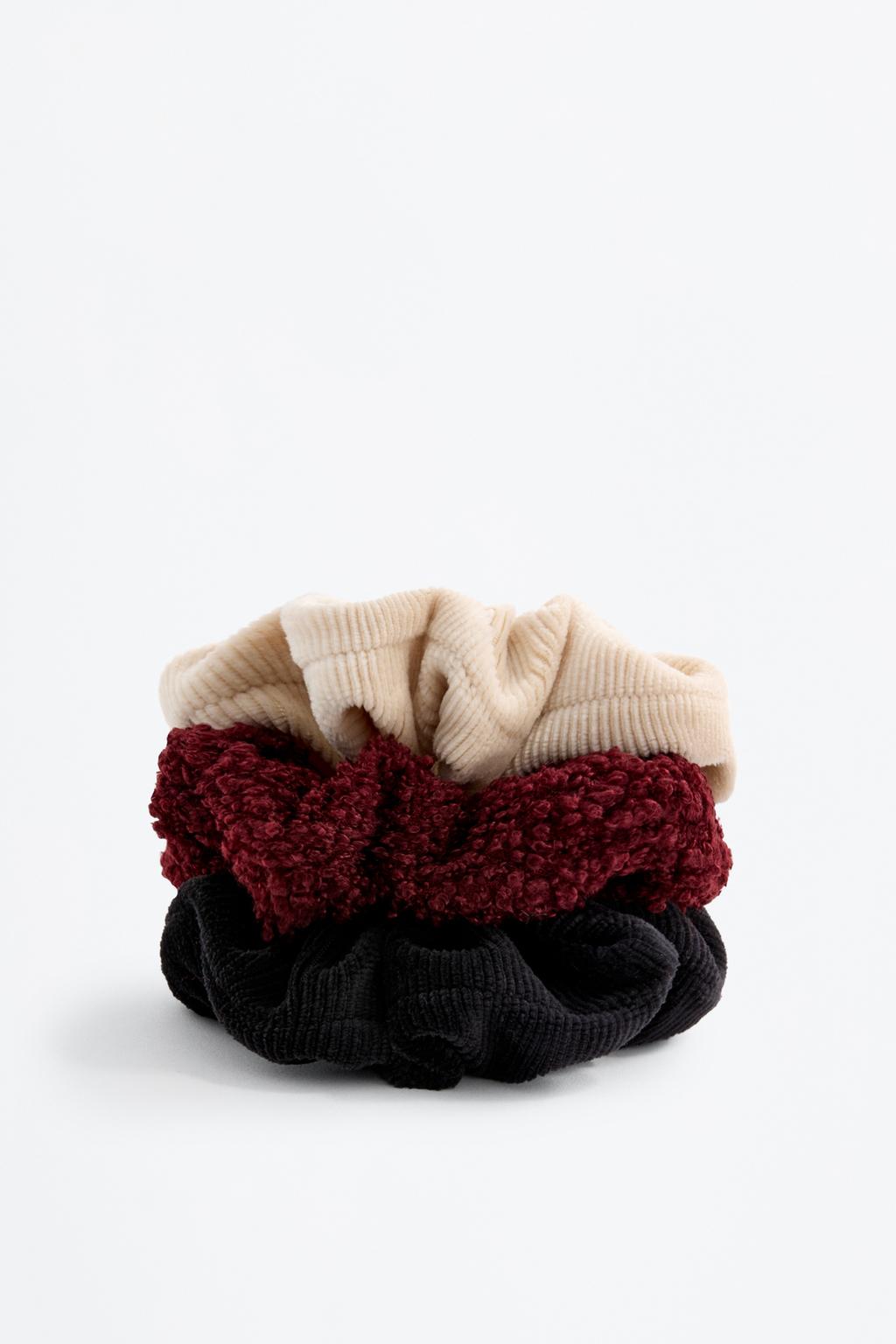 Pack of 3 assorted scrunchies