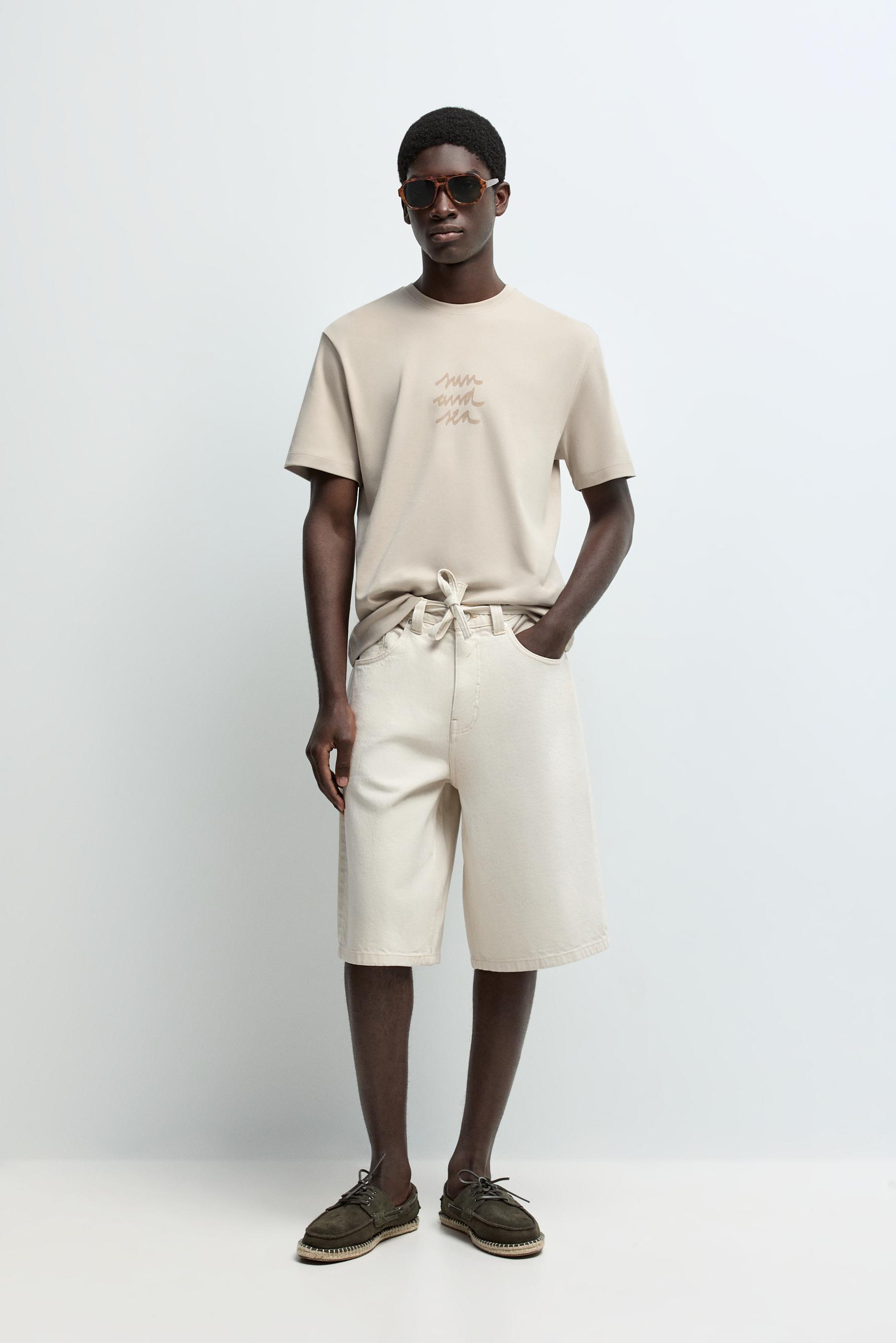 Leather boat shoe with jute effect — KHAKI