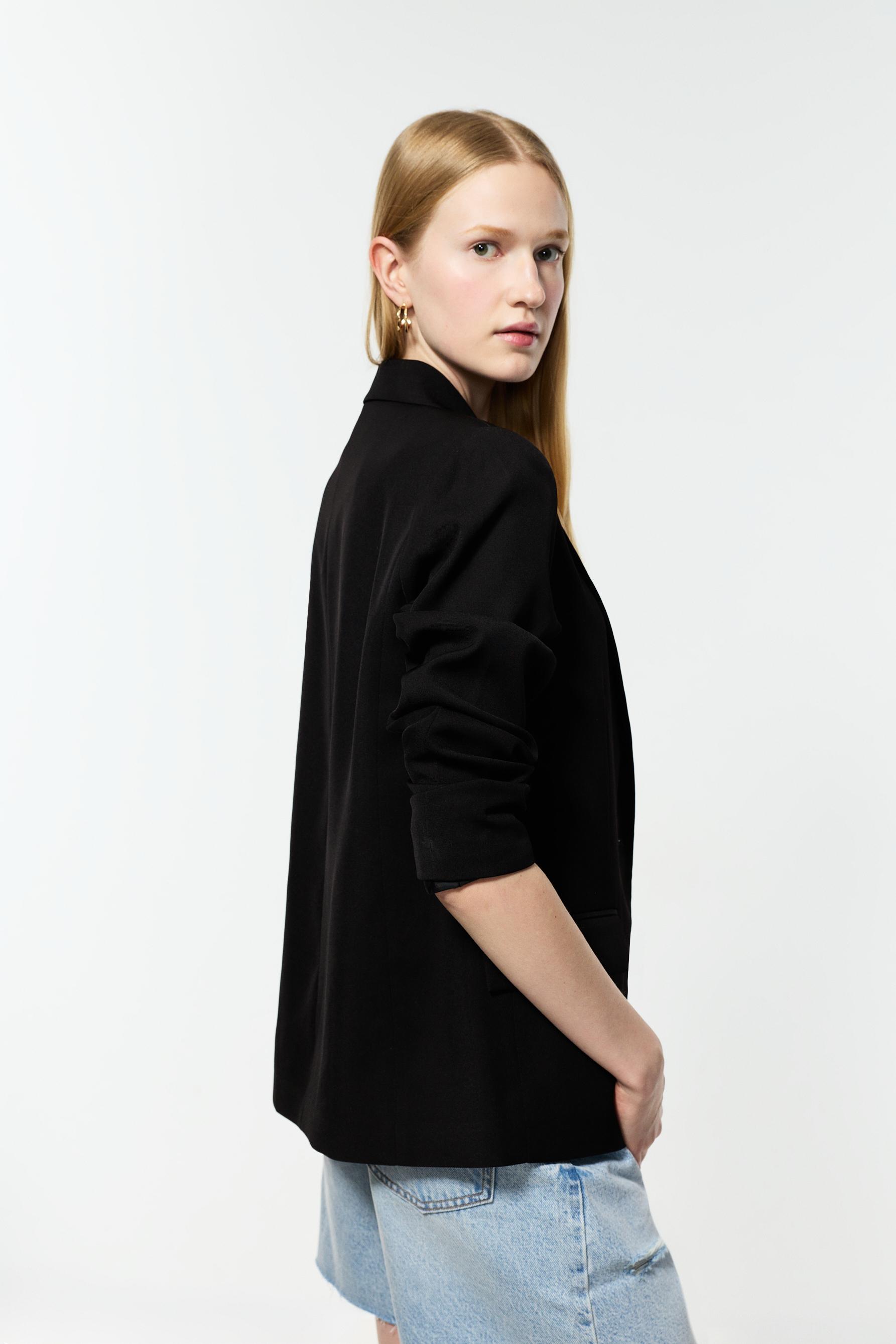 Basic blazer — BLACK