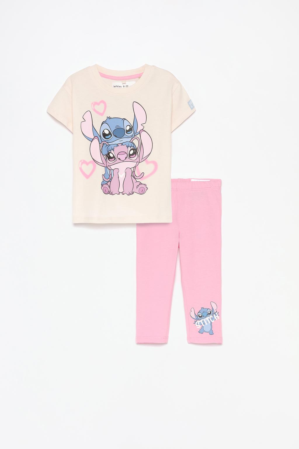 Stitch and Angel ©Disney T-shirt and leggings co-ord