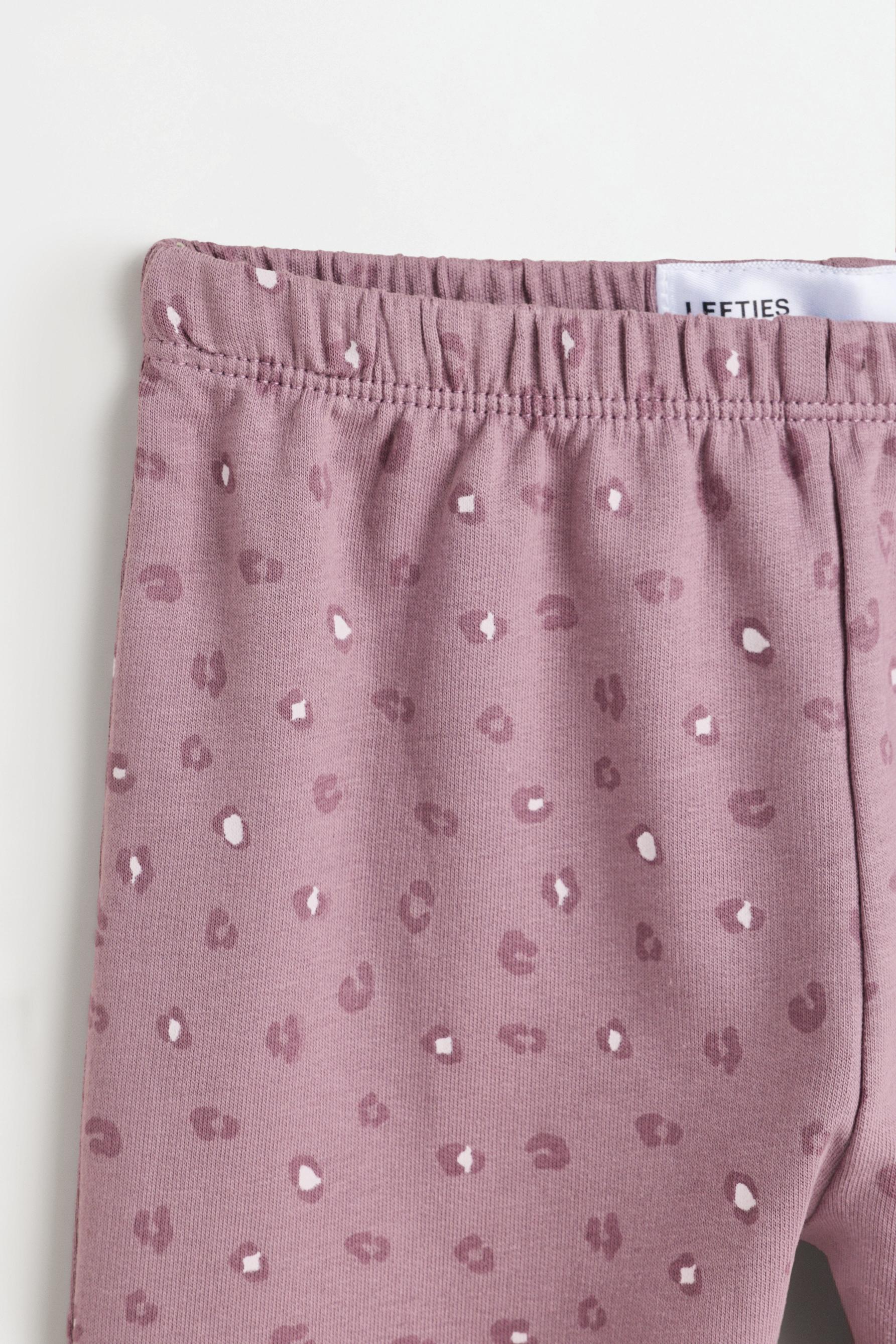 Printed plush sweatshirt and trousers set — MAUVE