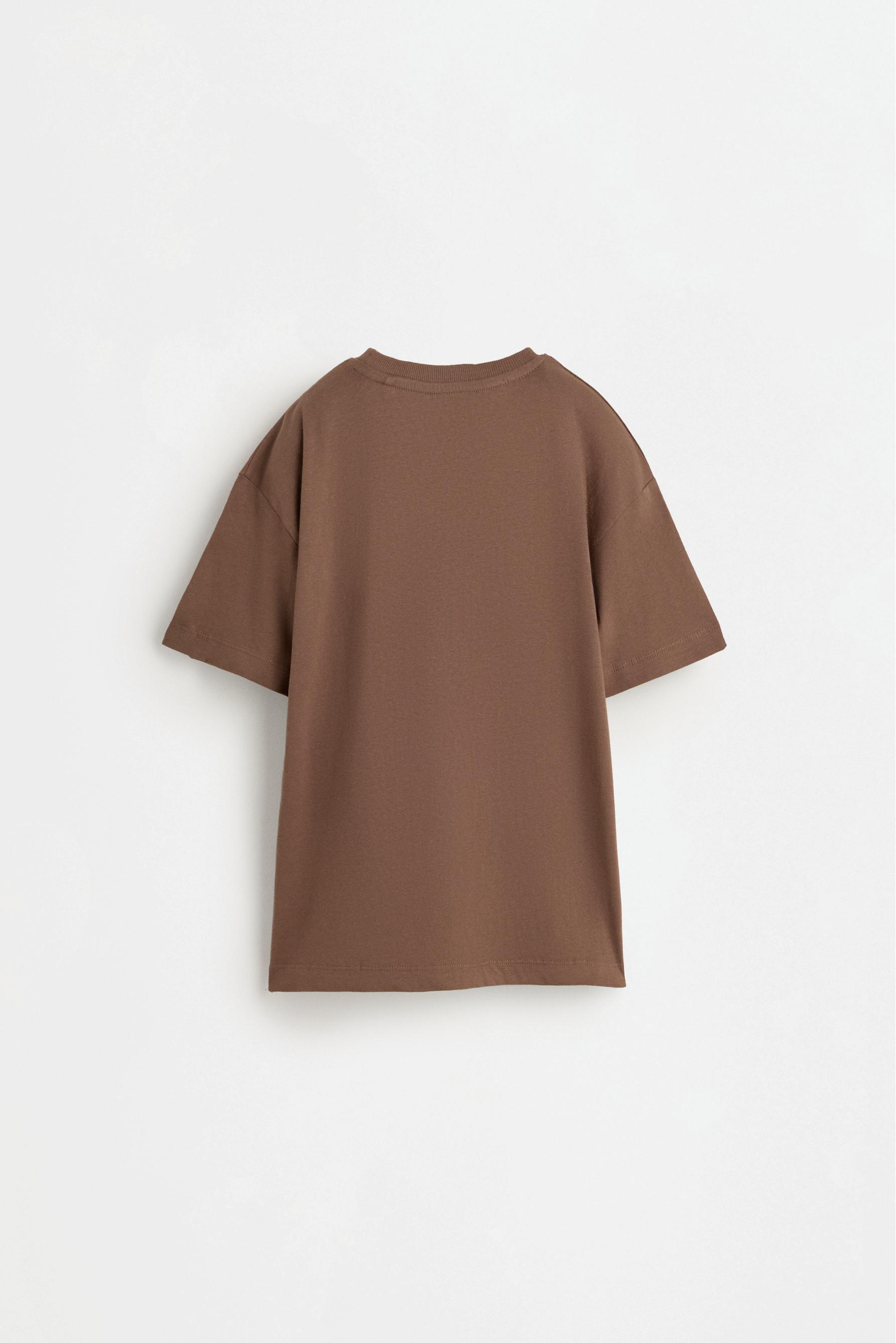 Printed T-shirt — CHOCOLATE